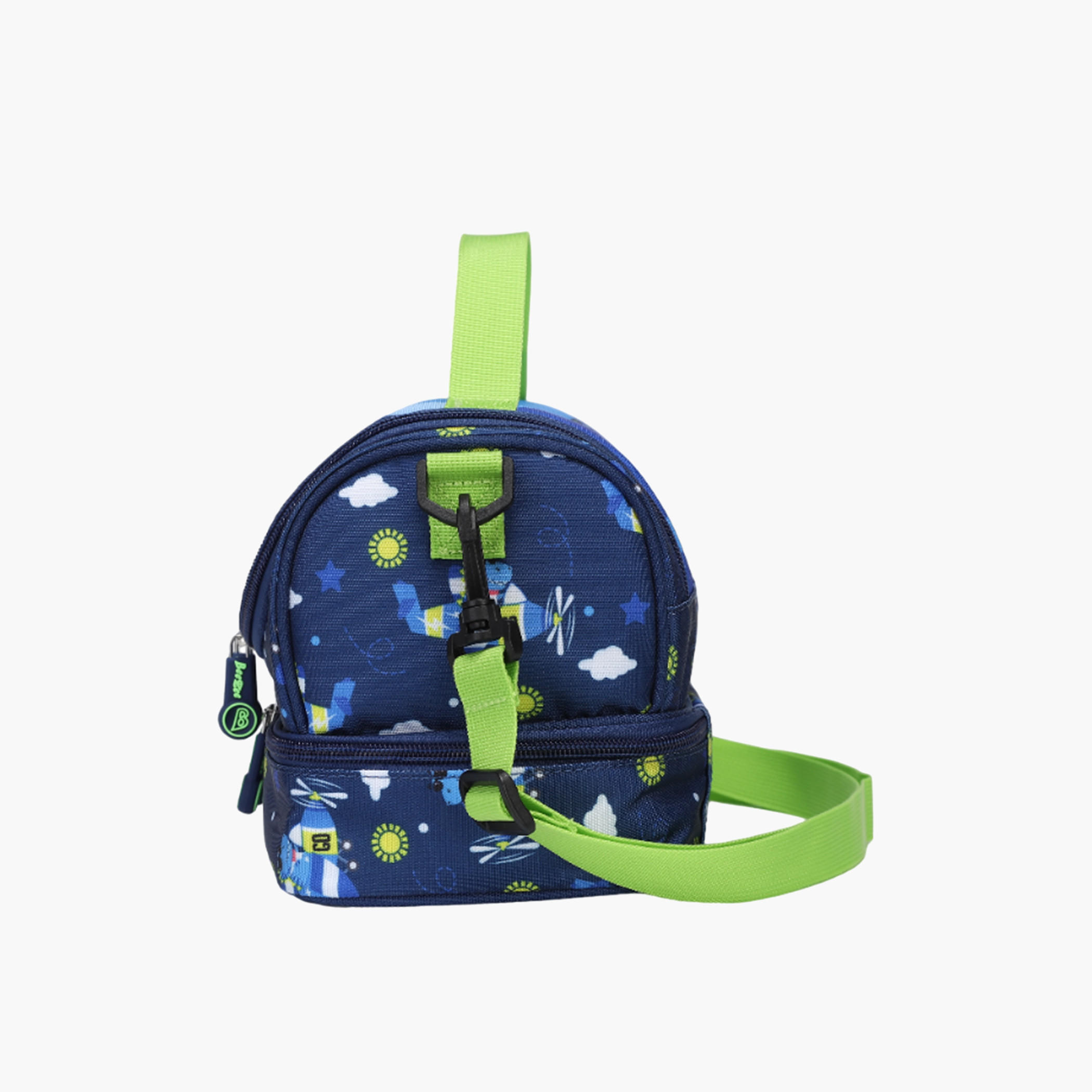 Beezee Printed Lunch Bag with Zip Closure-school-lunchessentials-lunchbags-image-2