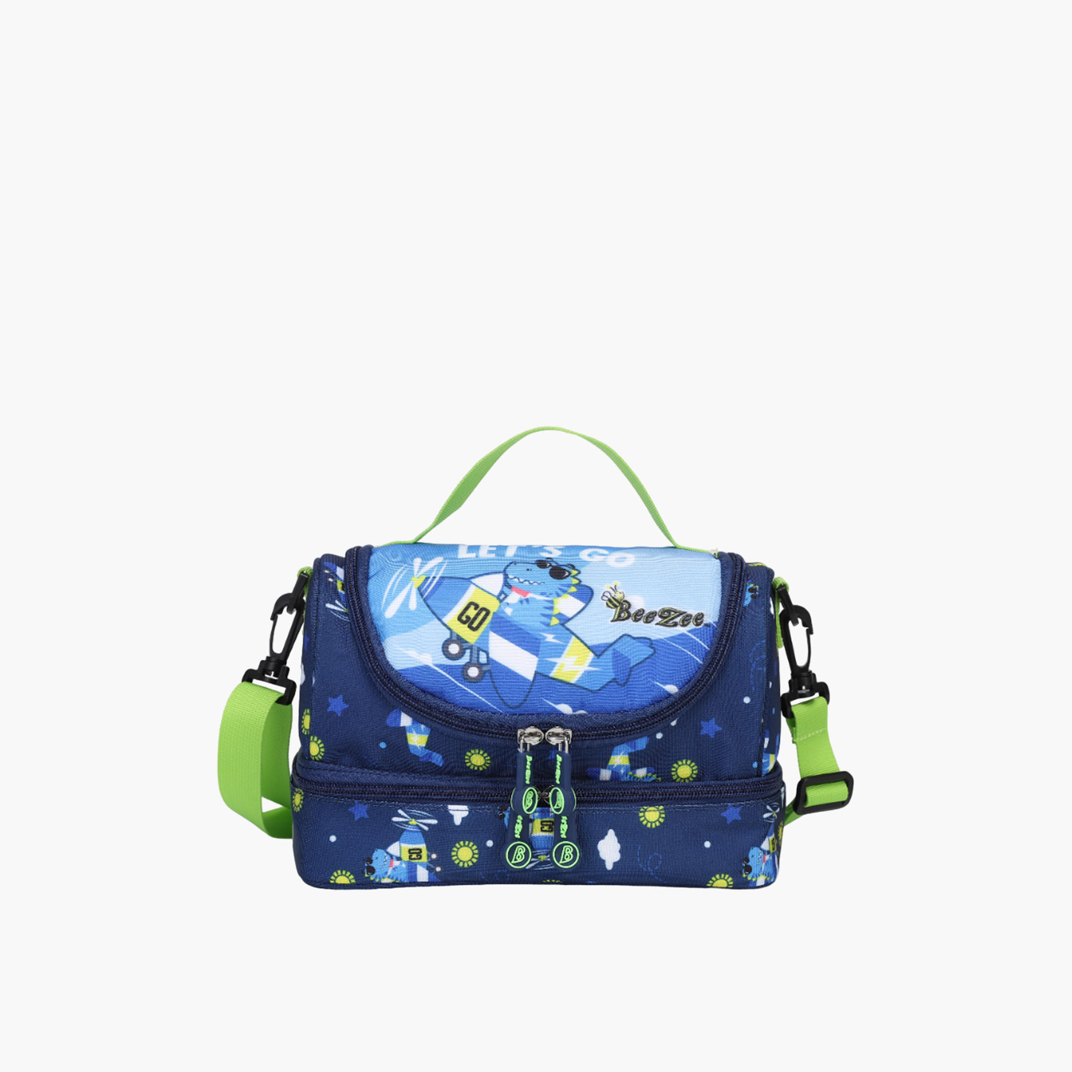 Beezee Printed Lunch Bag with Zip Closure-school-lunchessentials-lunchbags-image-3