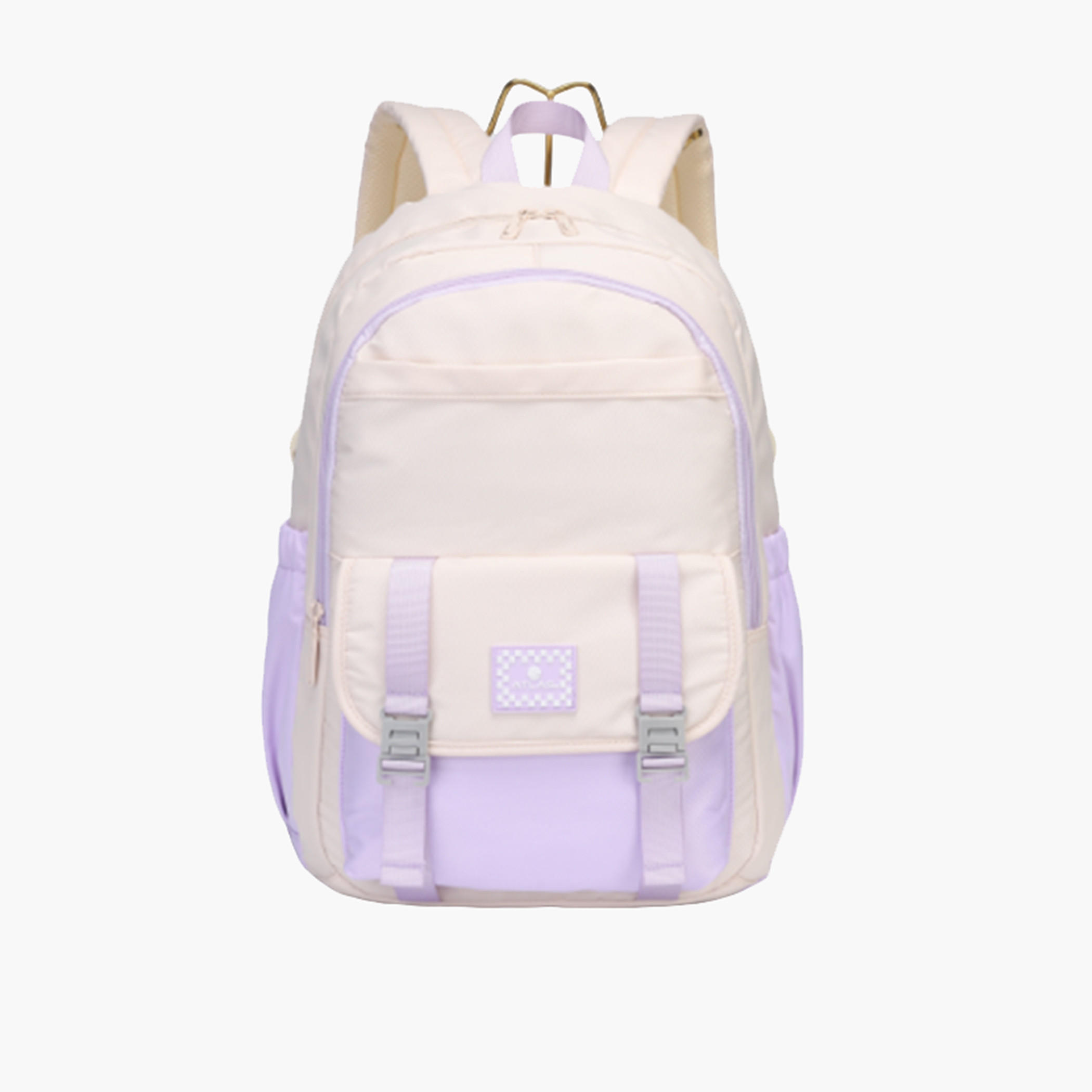 Atlas Colourblock Backpack with Zip Closure and Adjustable Straps - 28x10x47 cms-school-bagsandbackpacks-backpacks-image-1