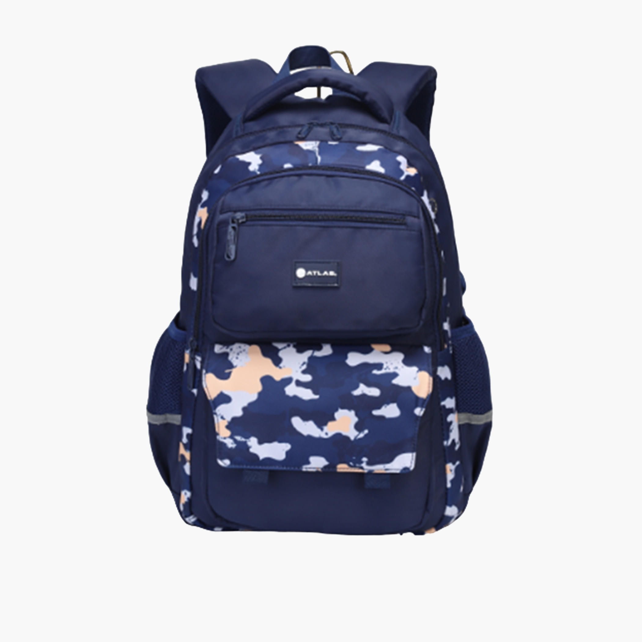 Atlas Printed Backpack with Adjustable Straps - 28x10x45 cms-school-bagsandbackpacks-backpacks-image-1