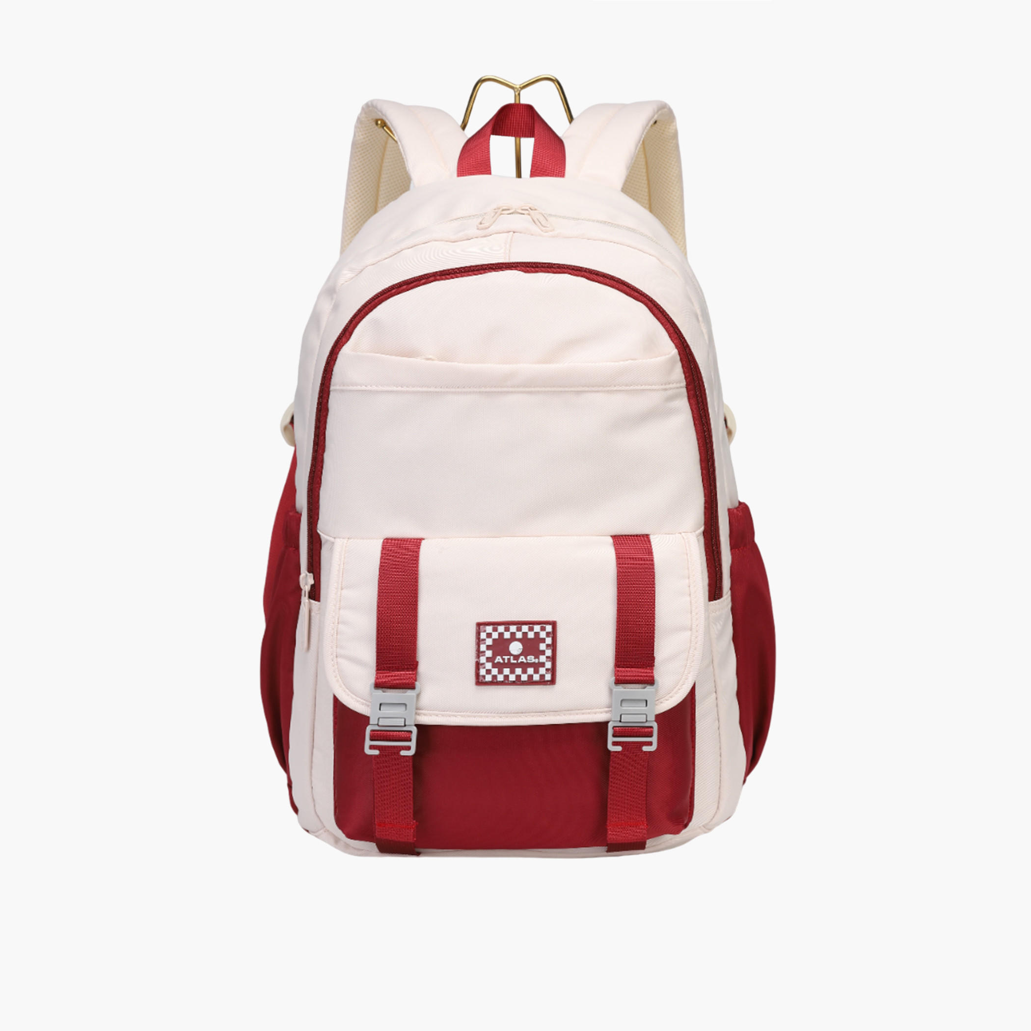 Atlas Colourblock Backpack with Adjustable Straps - 28x10x45 cms-school-bagsandbackpacks-backpacks-image-1