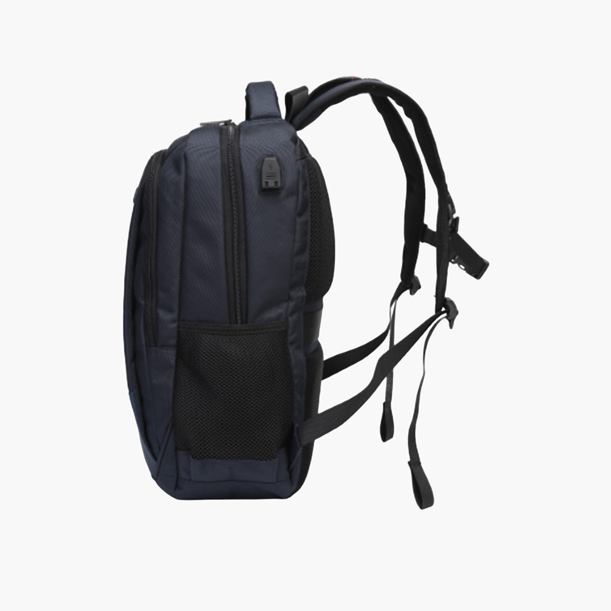 Atlas Logo Detail Backpack with Adjustable Straps and Zip Closure - 28x10x45 cms-school-bagsandbackpacks-backpacks-image-2