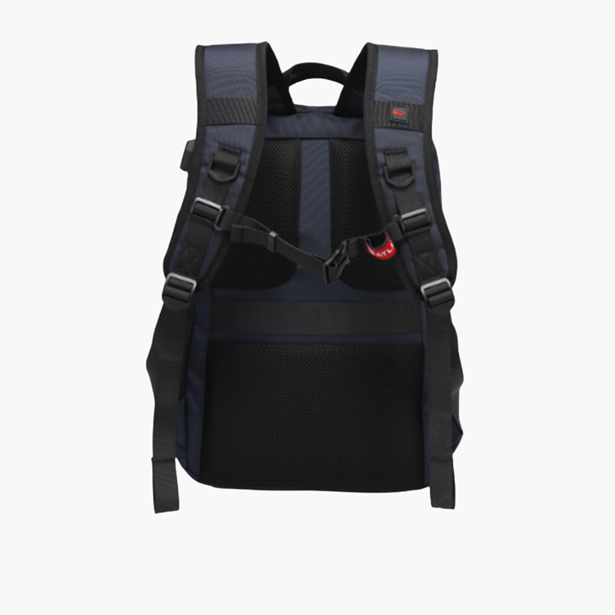 شنطة ظهر بحمالات قابلة للتعديل وسحّاب إغلاق وشعار من أطلس - 28x10x45 سم-school-bagsandbackpacks-backpacks-image-3