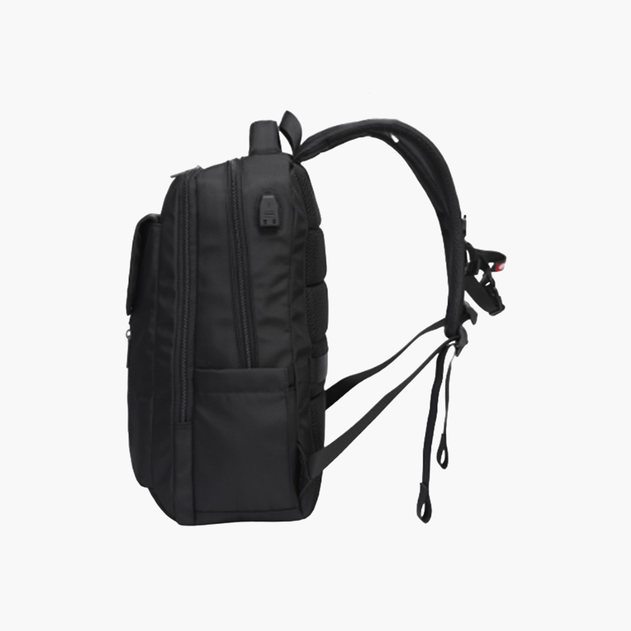 Atlas Solid Backpack with Adjustable Straps and Zip Closure - 28x10x45 cms-school-bagsandbackpacks-backpacks-image-2