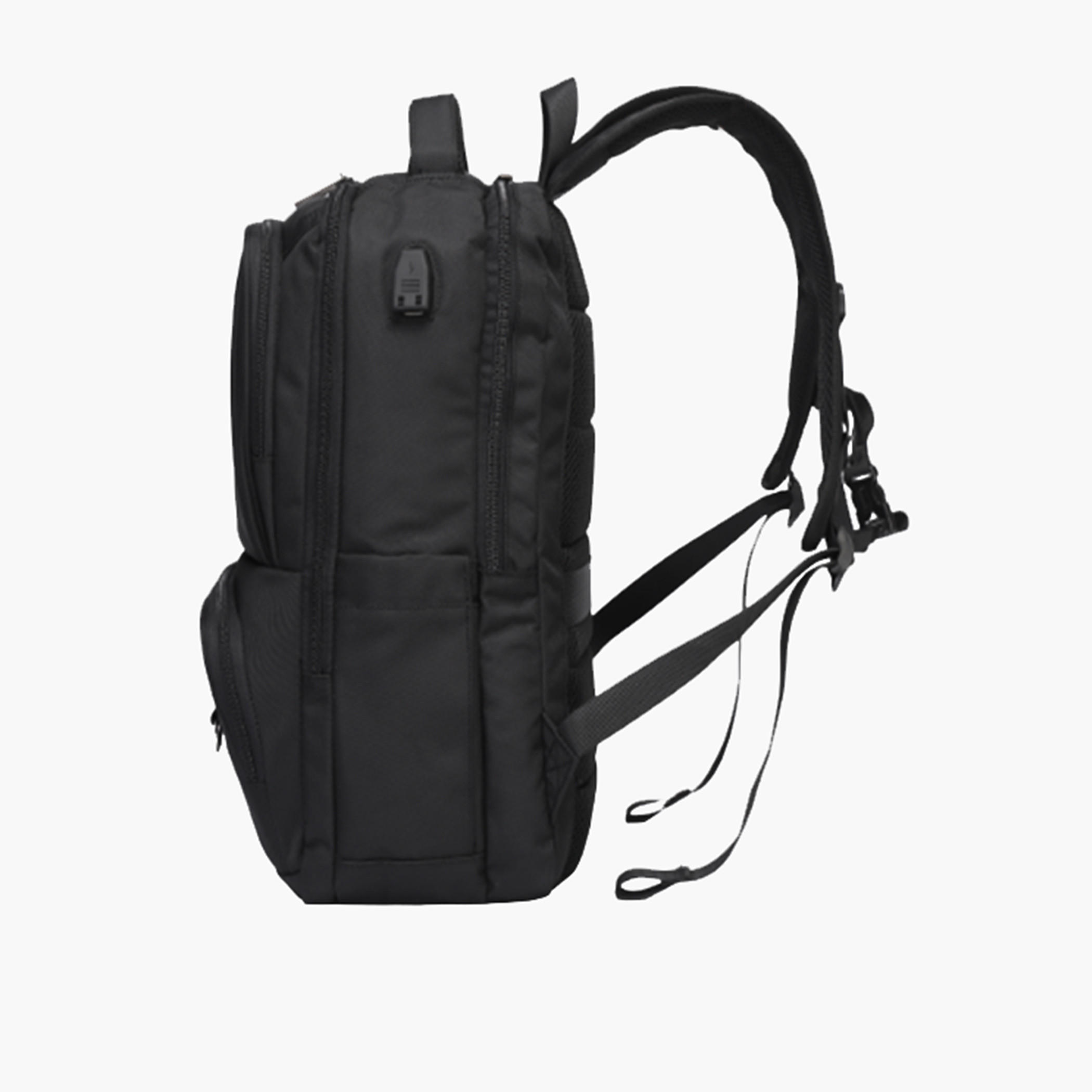 Atlas Logo Detail Backpack with Adjustable Straps and Zip Closure - 28x10x43 cms-school-bagsandbackpacks-backpacks-image-2