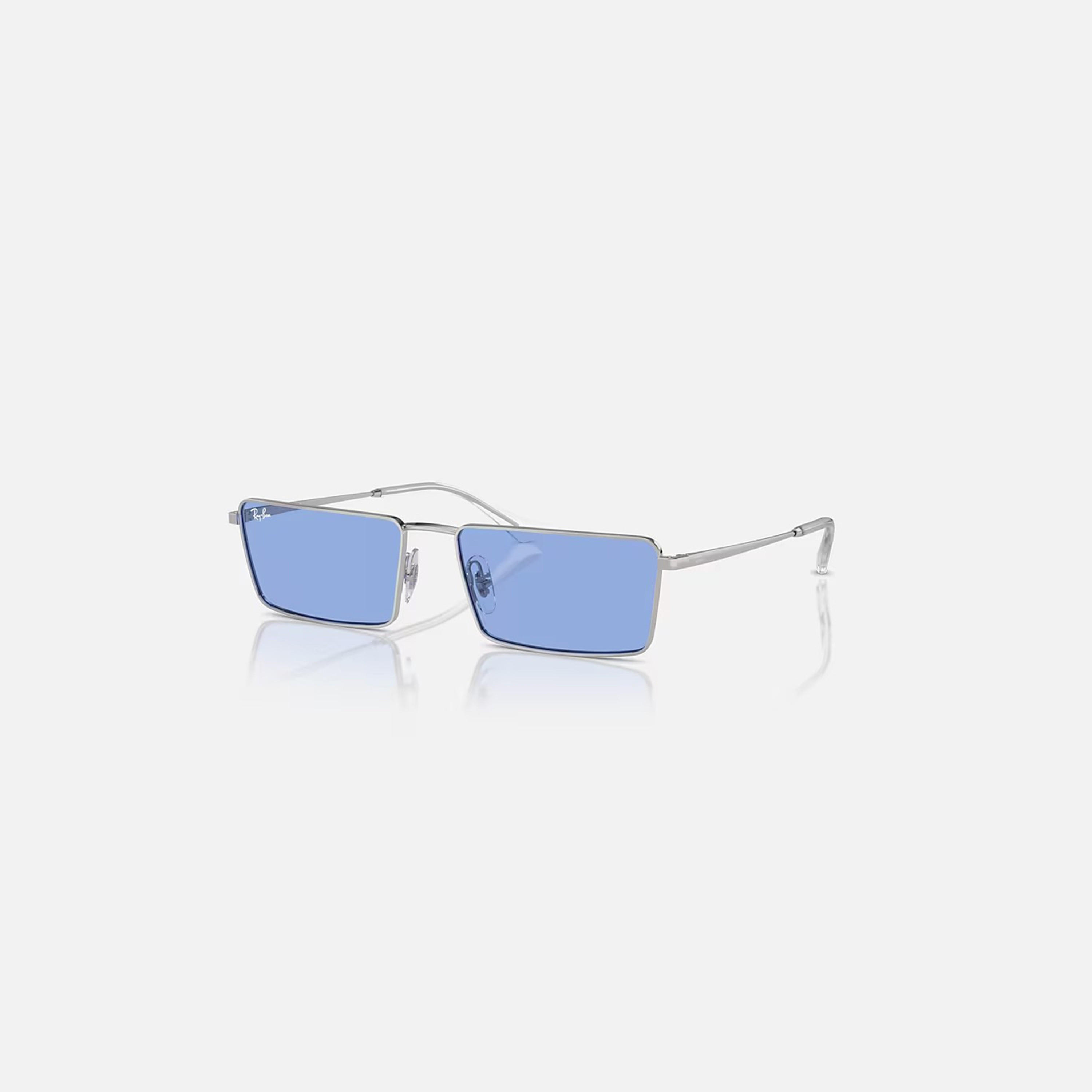 نظارة شمس 59 ملم زرقاء مستطيلة من راي-بان | 0RB3741-men-sunglasses-image-1
