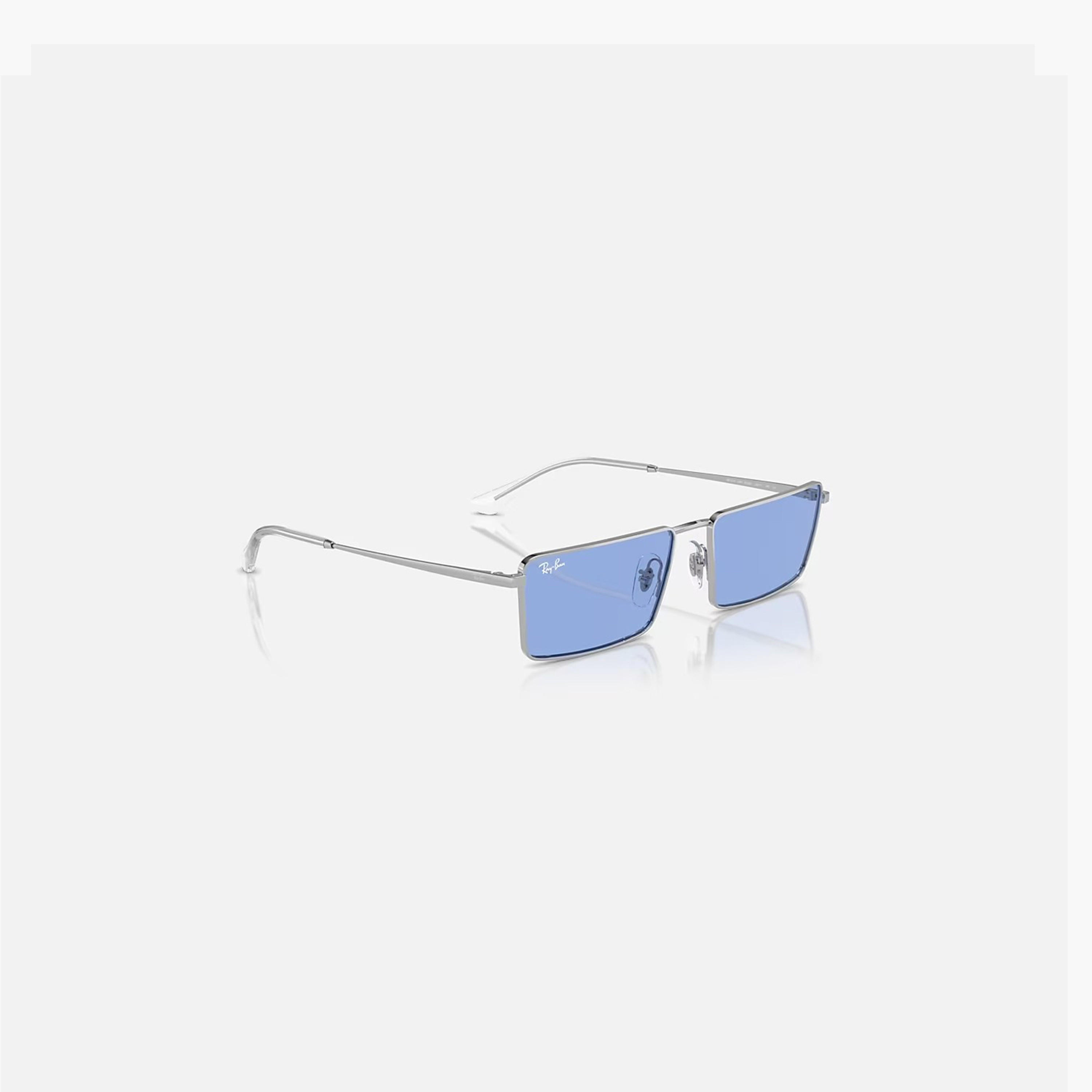 Ray-Ban 59 MM Blue Rectangle Sunglasses | 0RB3741-men-sunglasses-image-3