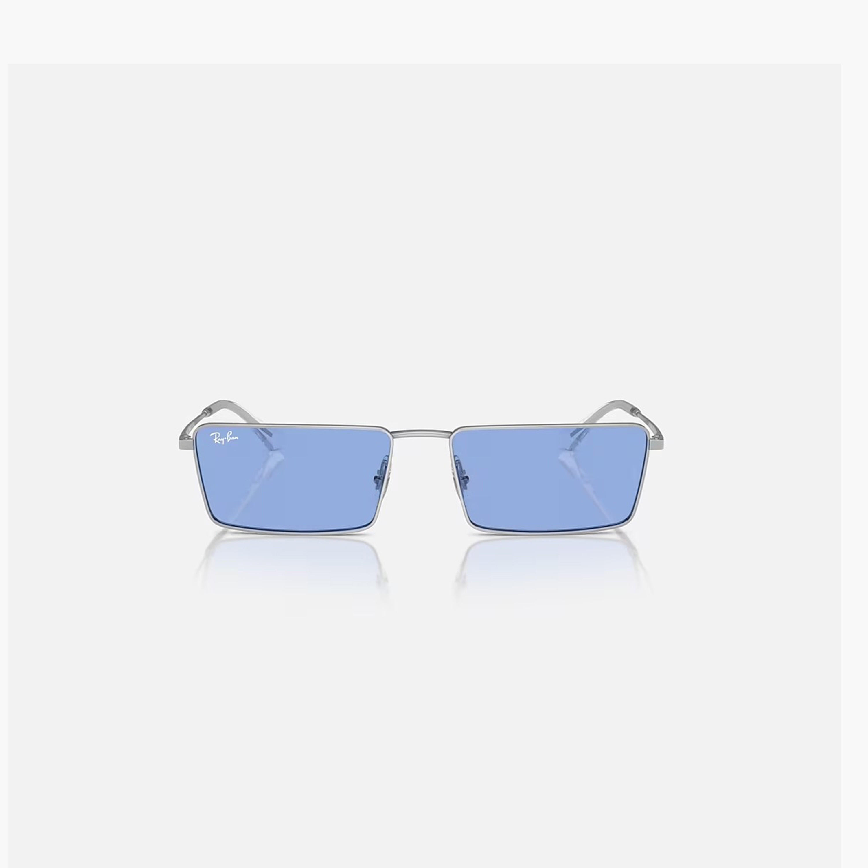 Ray-Ban 59 MM Blue Rectangle Sunglasses | 0RB3741-men-sunglasses-image-4
