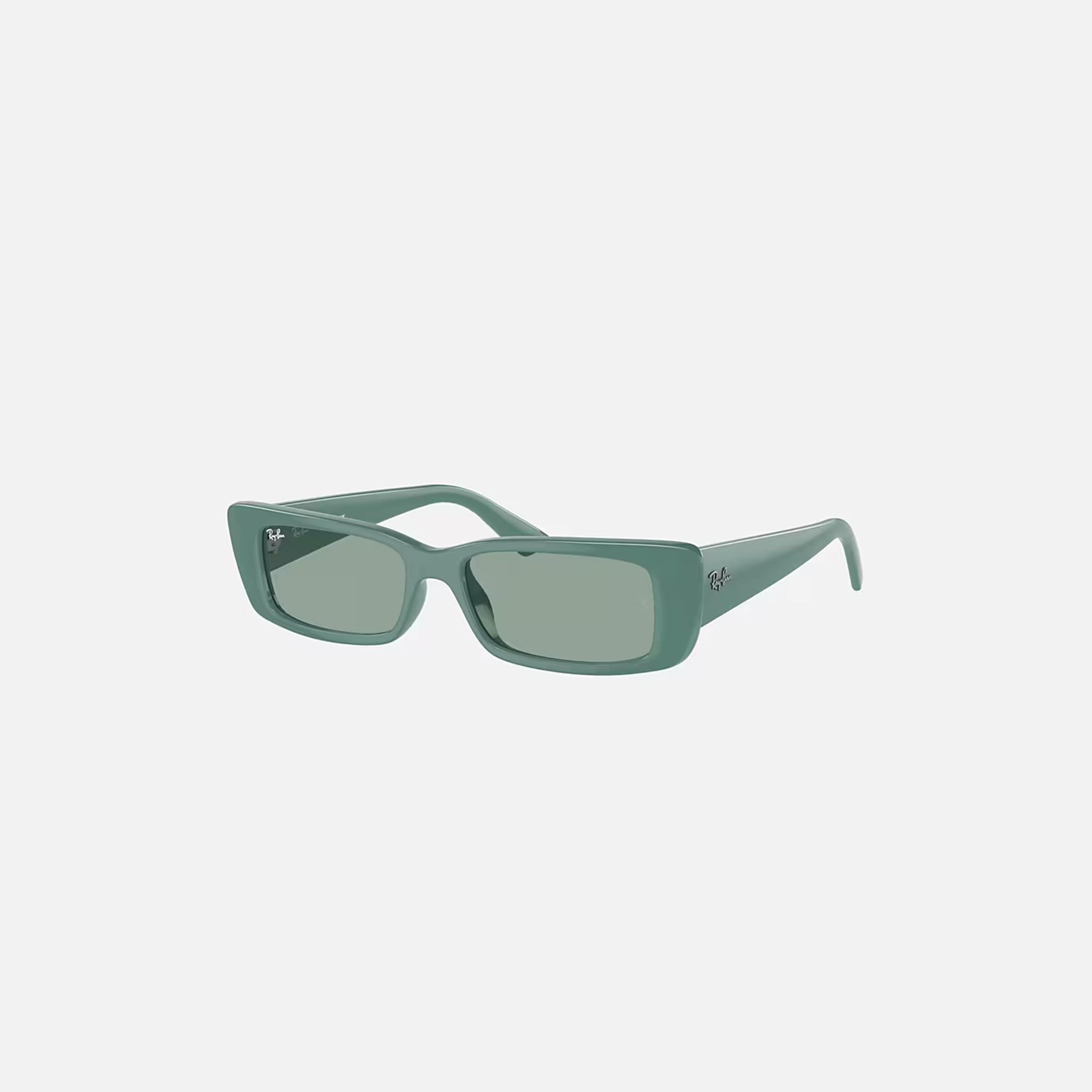 نظارة شمس 54 ملم مستطيلة خضراء من راي-بان | 0RB4425-men-sunglasses-image-1