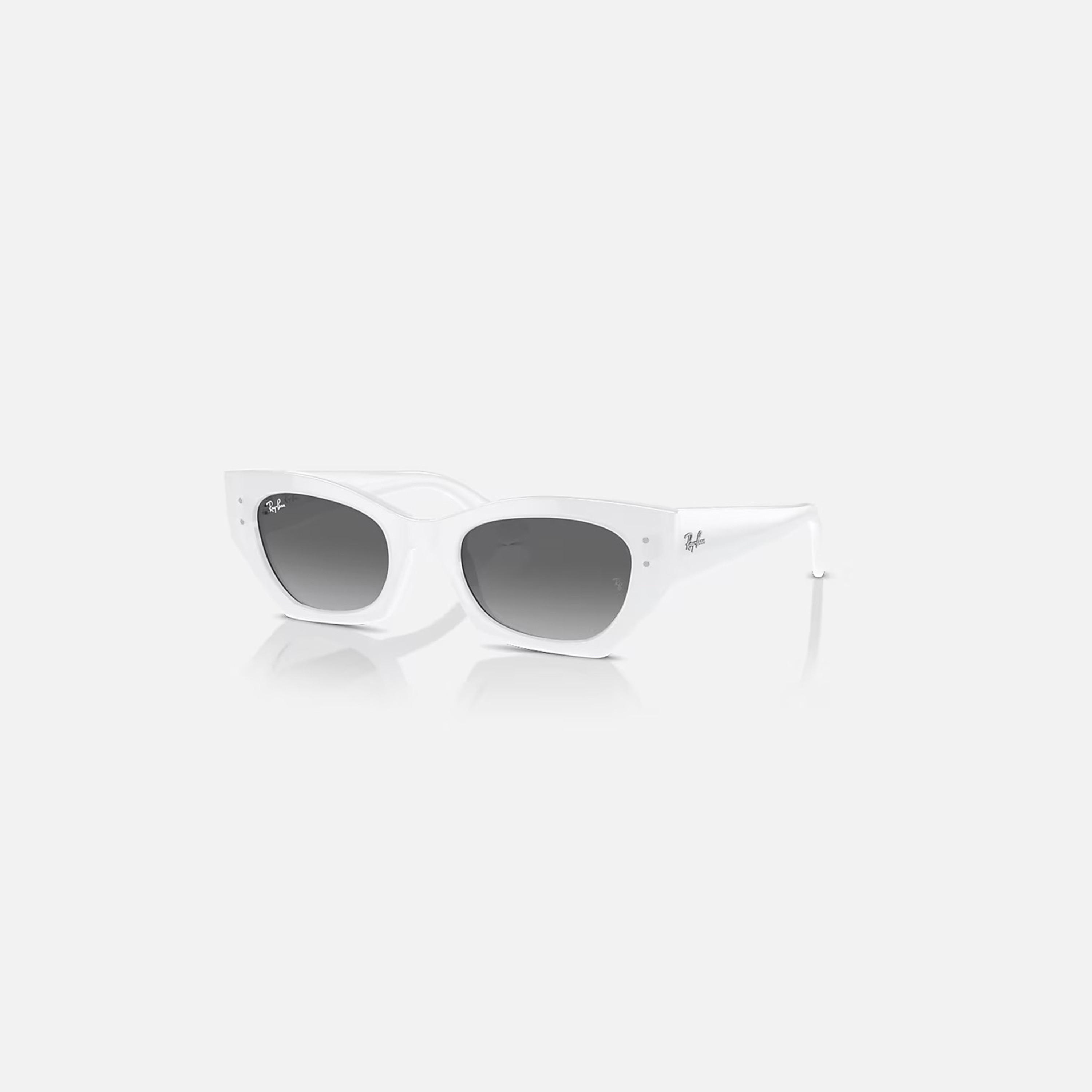 نظارة شمس 52 ملم رمادية هندسية من راي-بان | 0RB4430-men-sunglasses-image-1