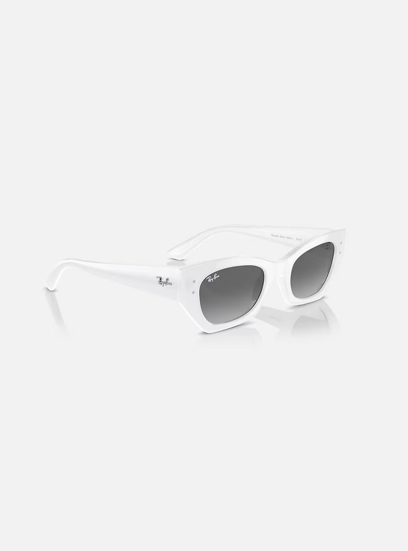 نظارة شمس 52 ملم رمادية هندسية من راي-بان | 0RB4430-men-sunglasses-image-3