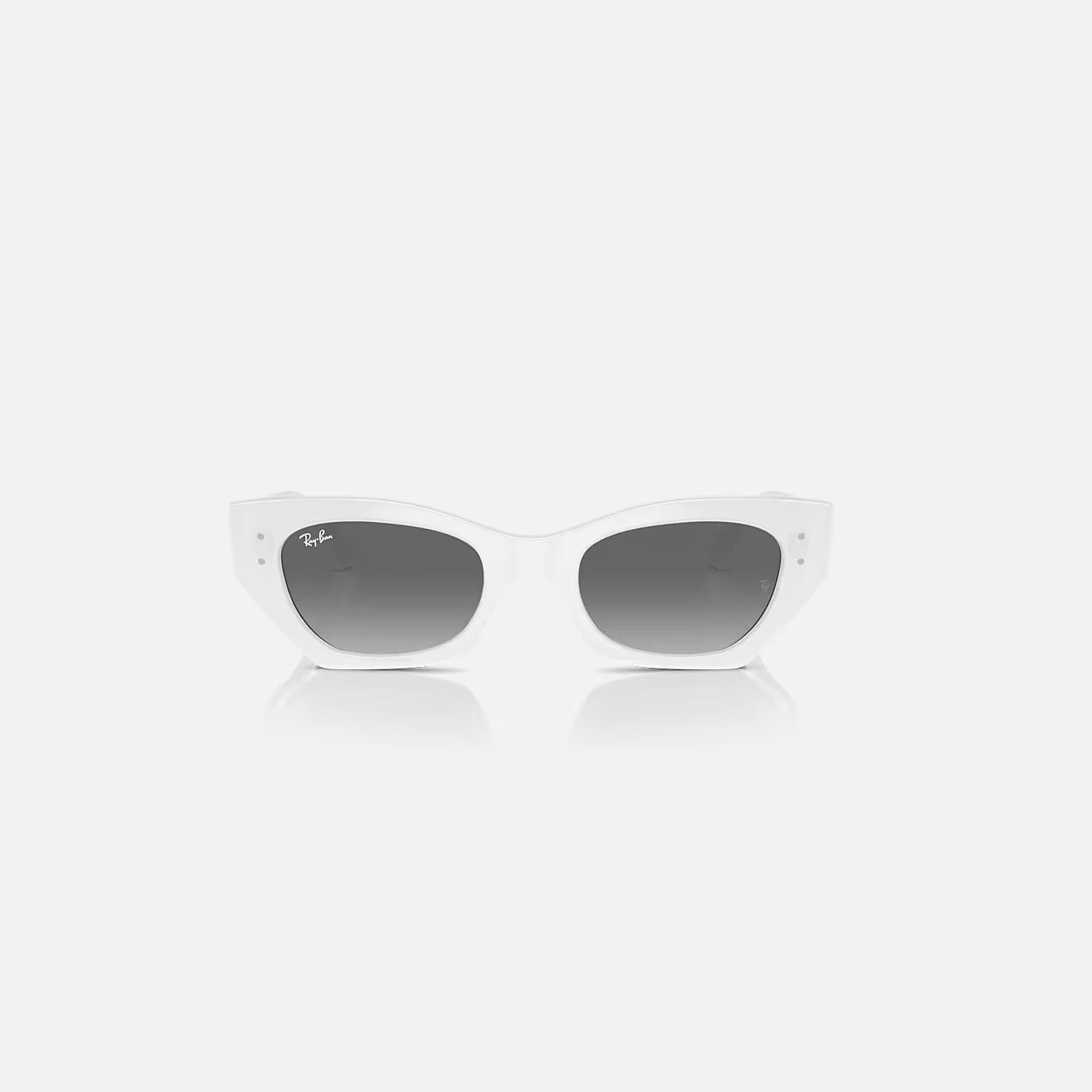 نظارة شمس 52 ملم رمادية هندسية من راي-بان | 0RB4430-men-sunglasses-image-4
