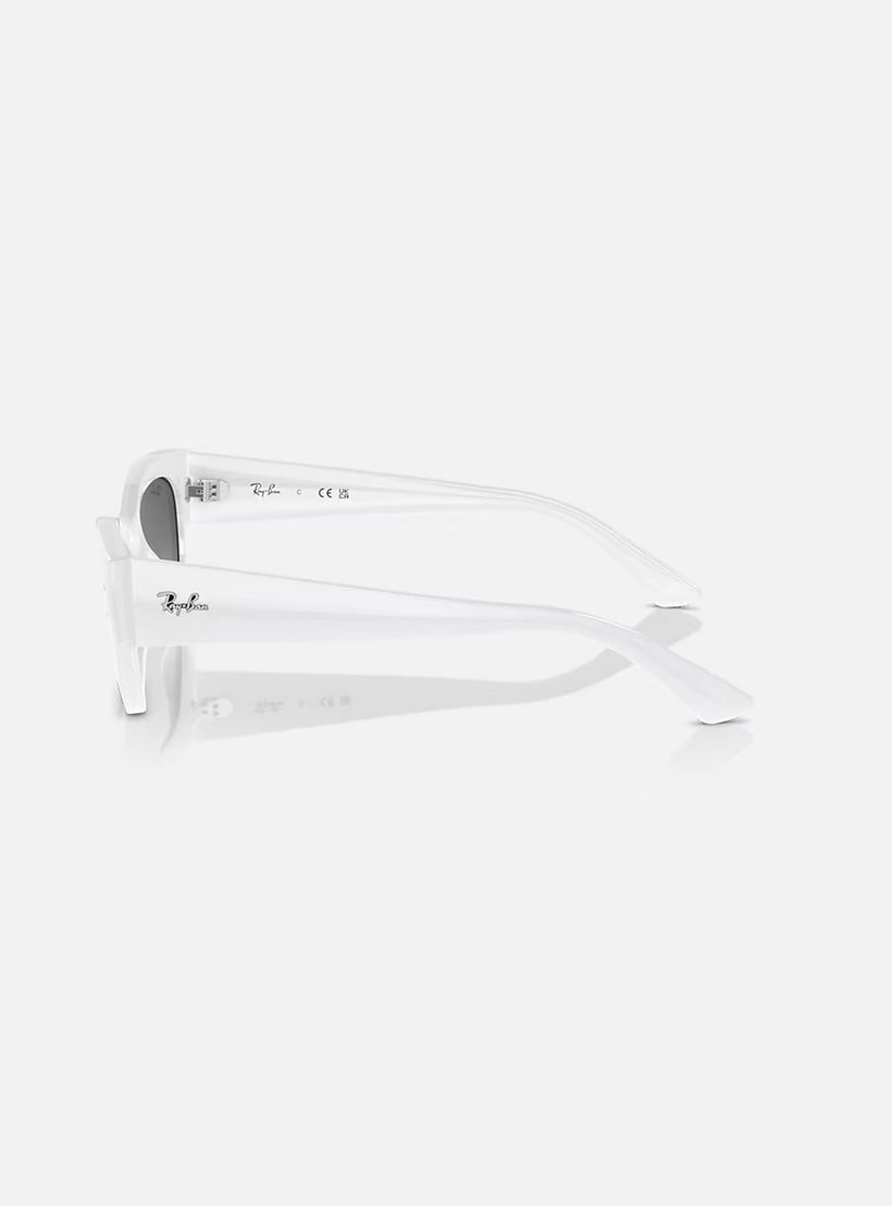 نظارة شمس 52 ملم رمادية هندسية من راي-بان | 0RB4430-men-sunglasses-image-5