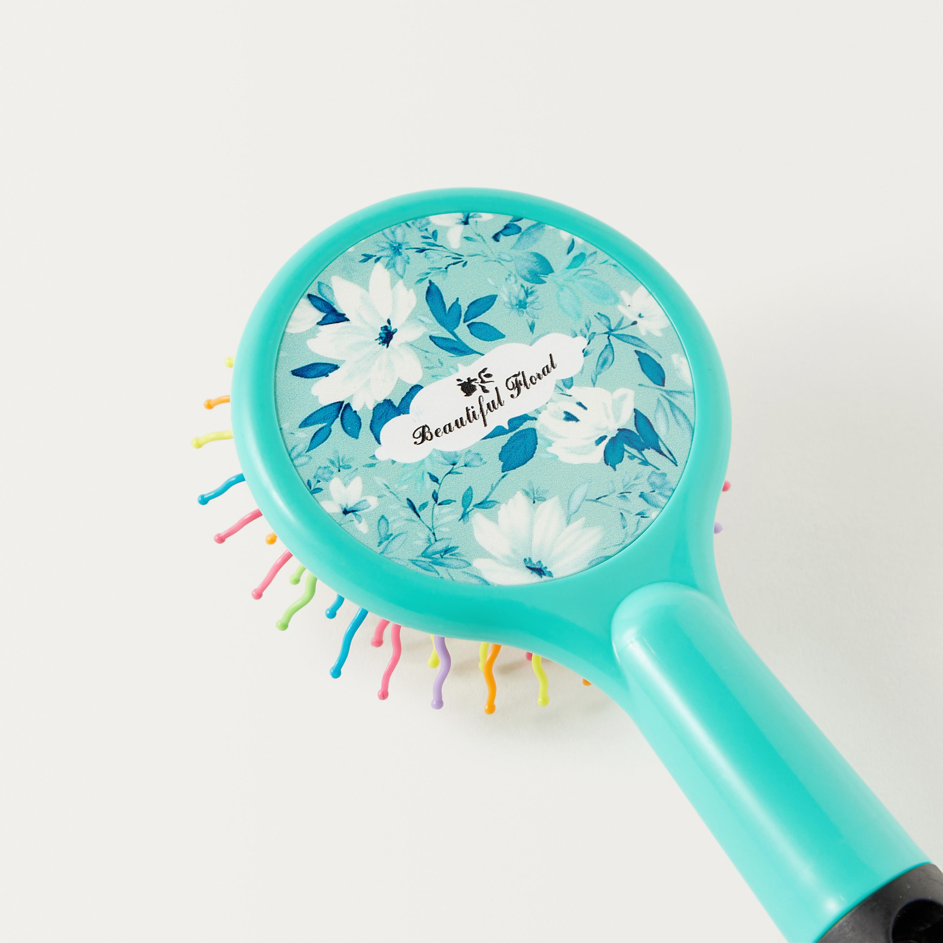 Floral Print Hairbrush-women-hairaccessories-brushesandcombs-image-4