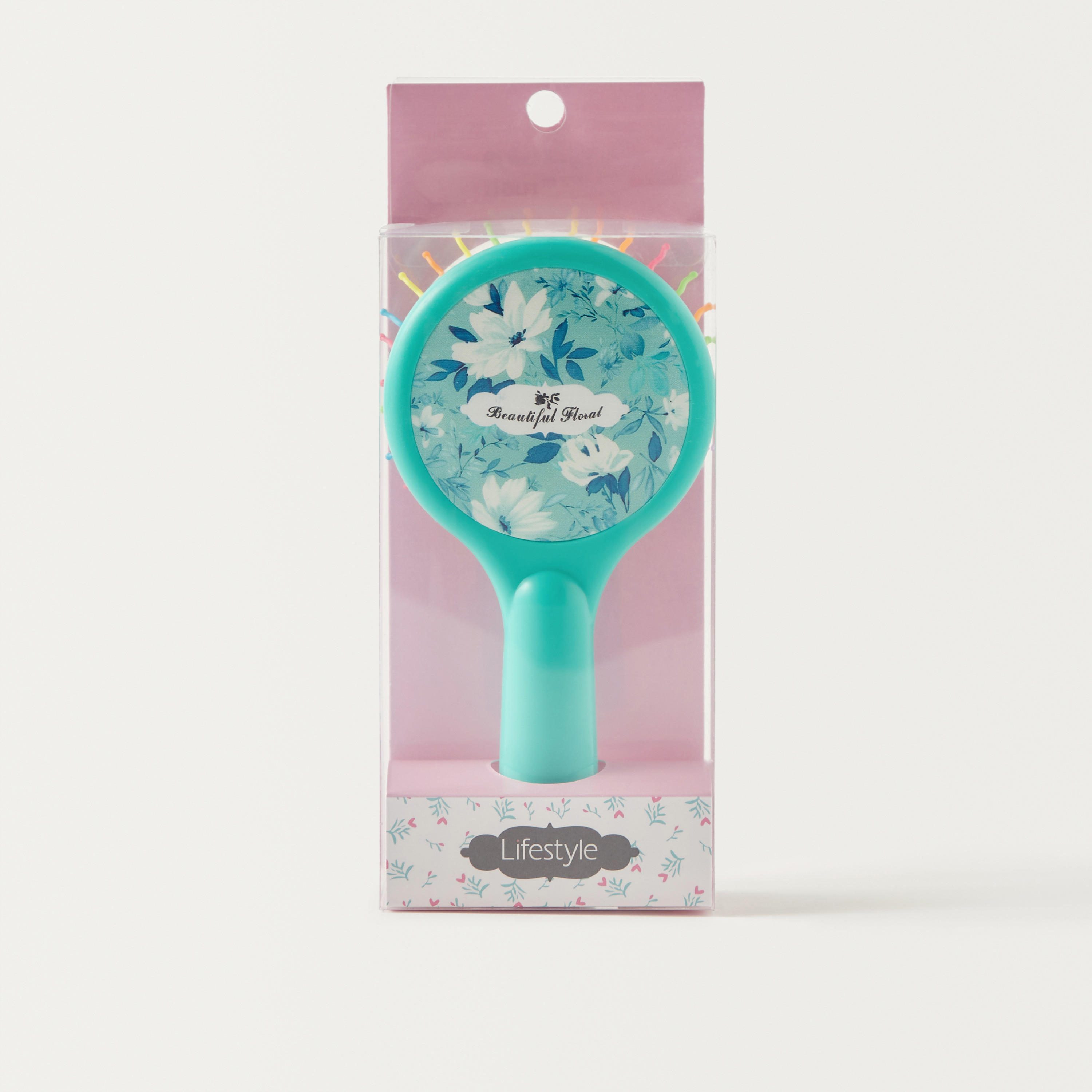 Floral Print Hairbrush-women-hairaccessories-brushesandcombs-image-5