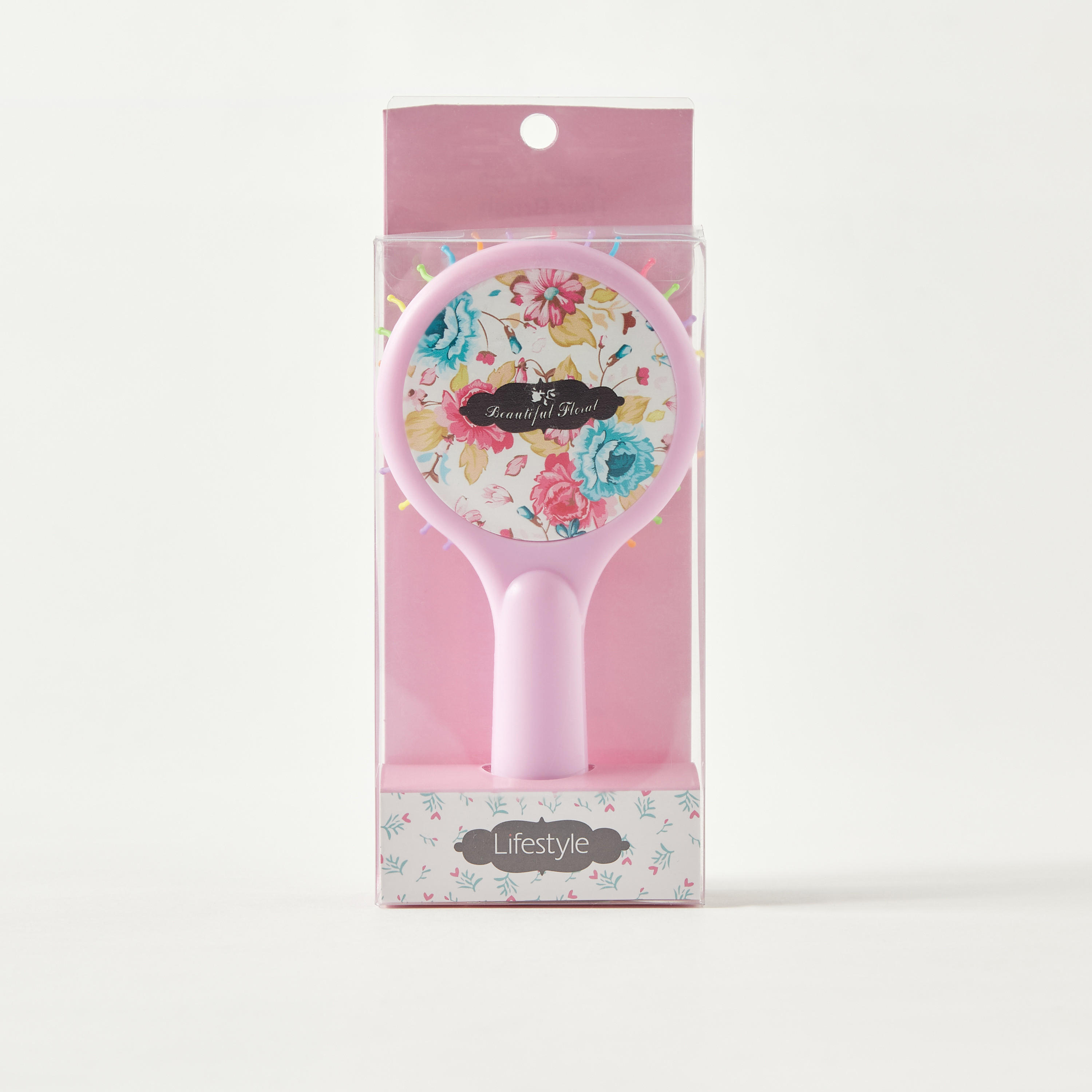 Floral Print Hairbrush-women-hairaccessories-brushesandcombs-image-5