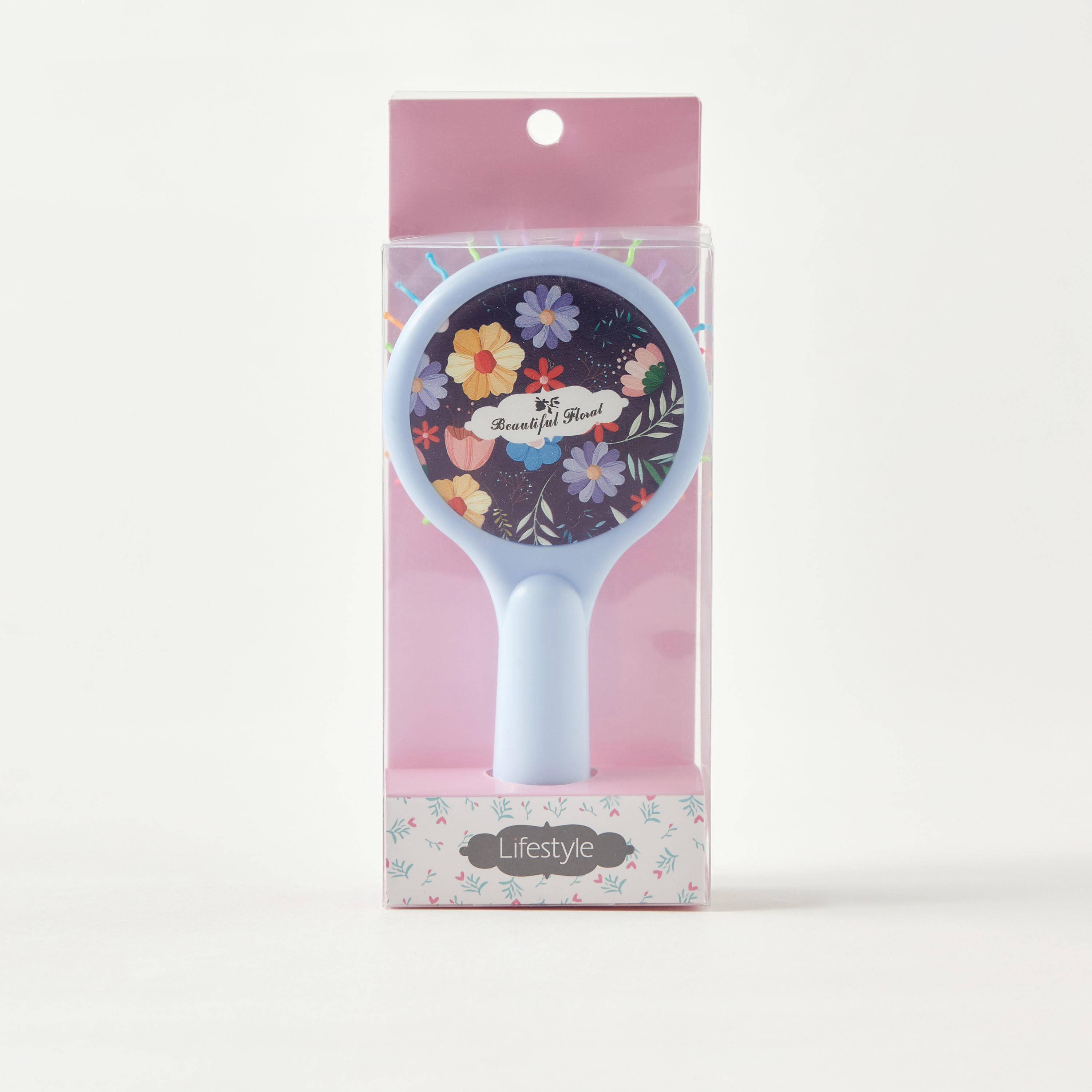 Floral Print Hairbrush-women-hairaccessories-brushesandcombs-image-5