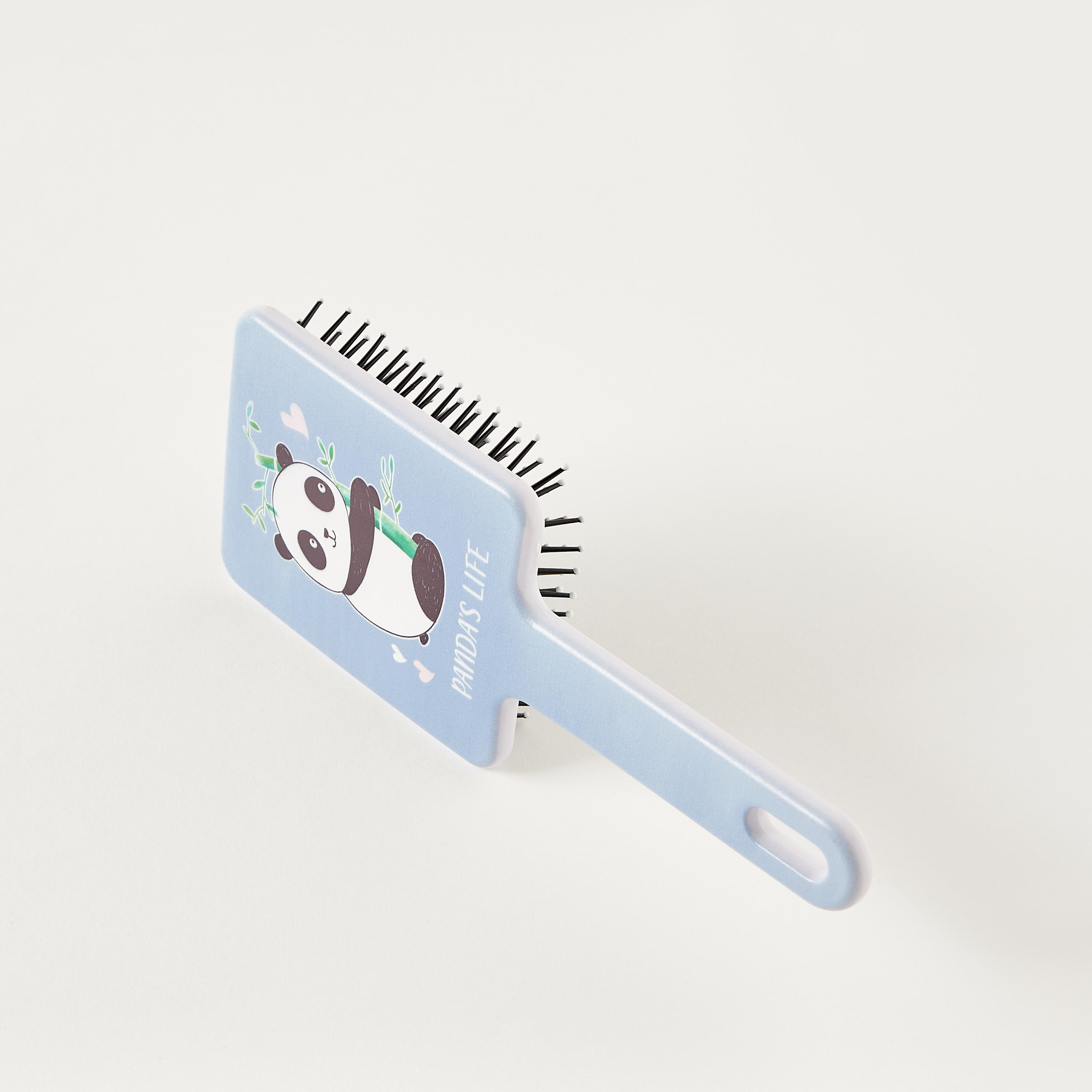 Panda Print Paddle Hairbrush-women-hairaccessories-brushesandcombs-image-1