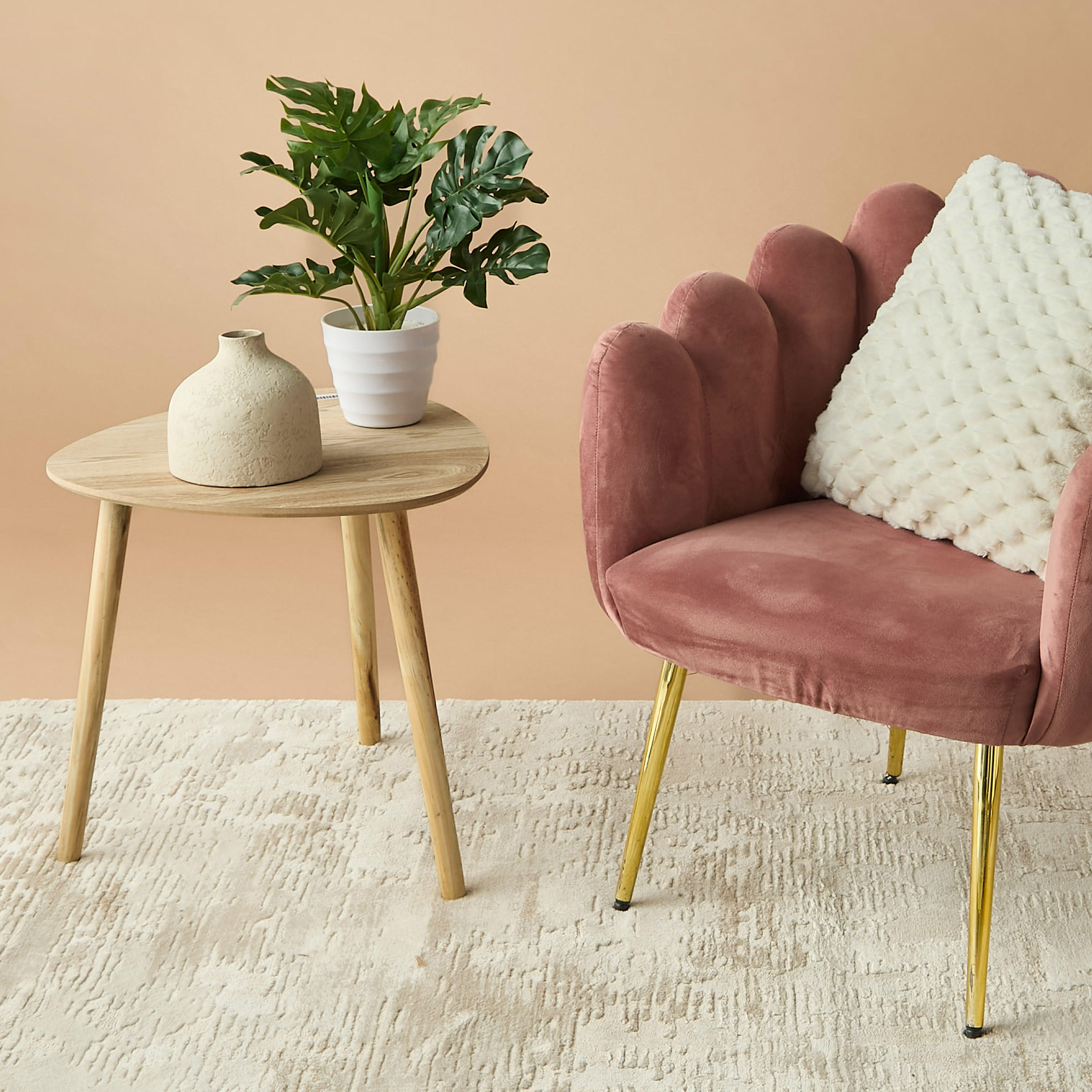 Wooden Side Table - 48x48x46 cms-furniture-livingroom-sideandendtables-image-1