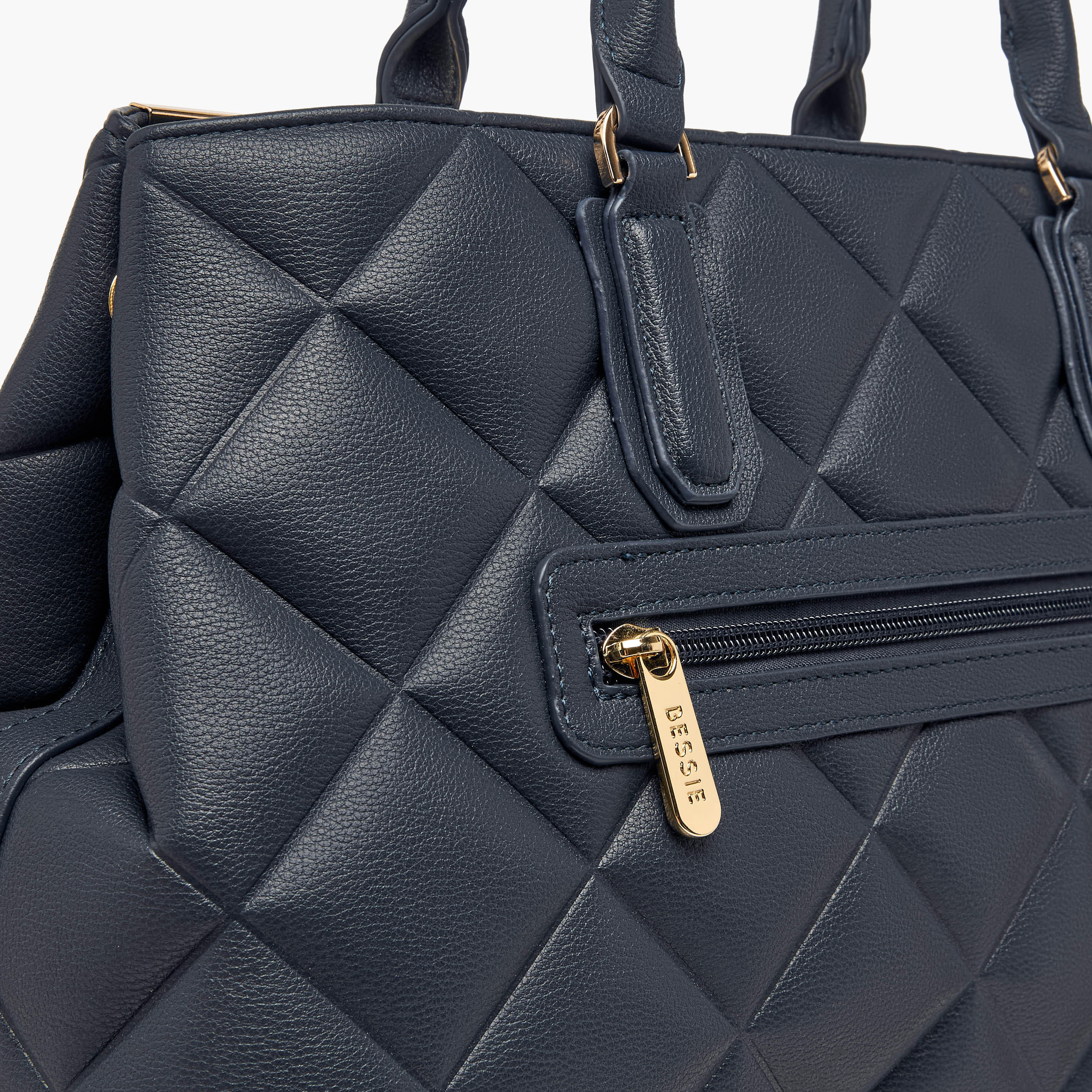 شنطة توتي مبطنة بمقبض مزدوج وتفاصيل وشاح من بيسي لندن-women-bagsandwallets-handbags-image-6