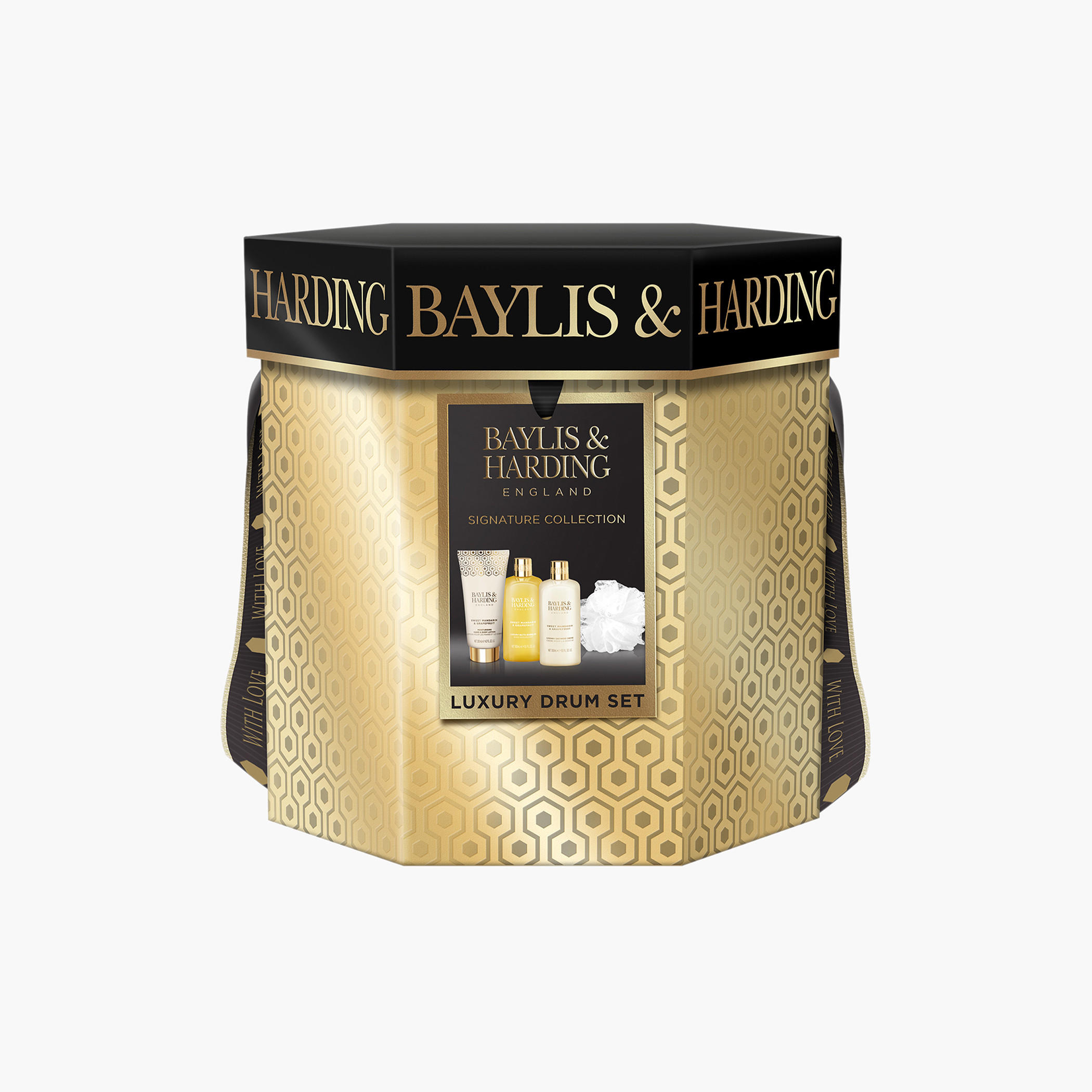 Baylis & Harding 4-Piece Sweet Mandarin and Grapefruit Luxury Drum Gift Set-beautyandpersonalcare-giftsets-image-1
