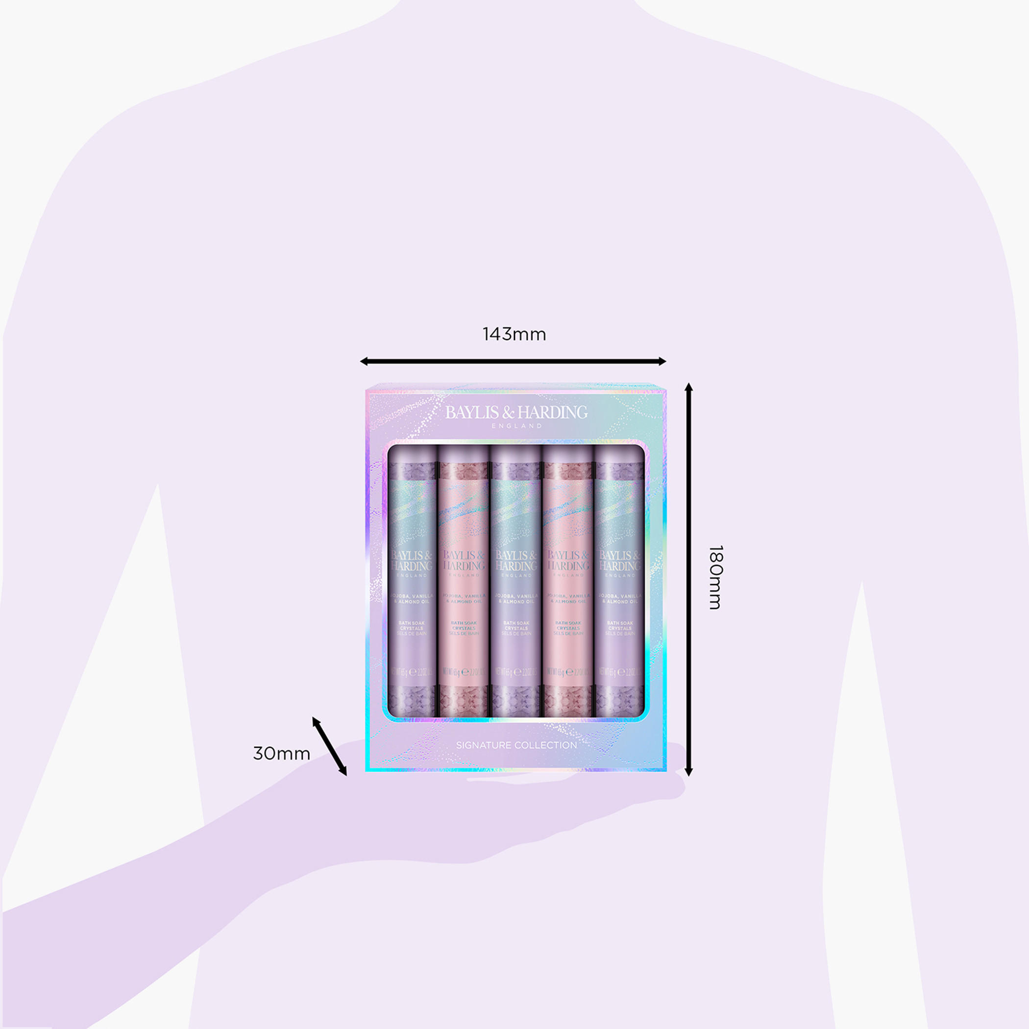 طقم إهداء أملاح الاستحمام دريمي 5 قطع من بايليس اند هاردينج-beautyandpersonalcare-giftsets-image-7