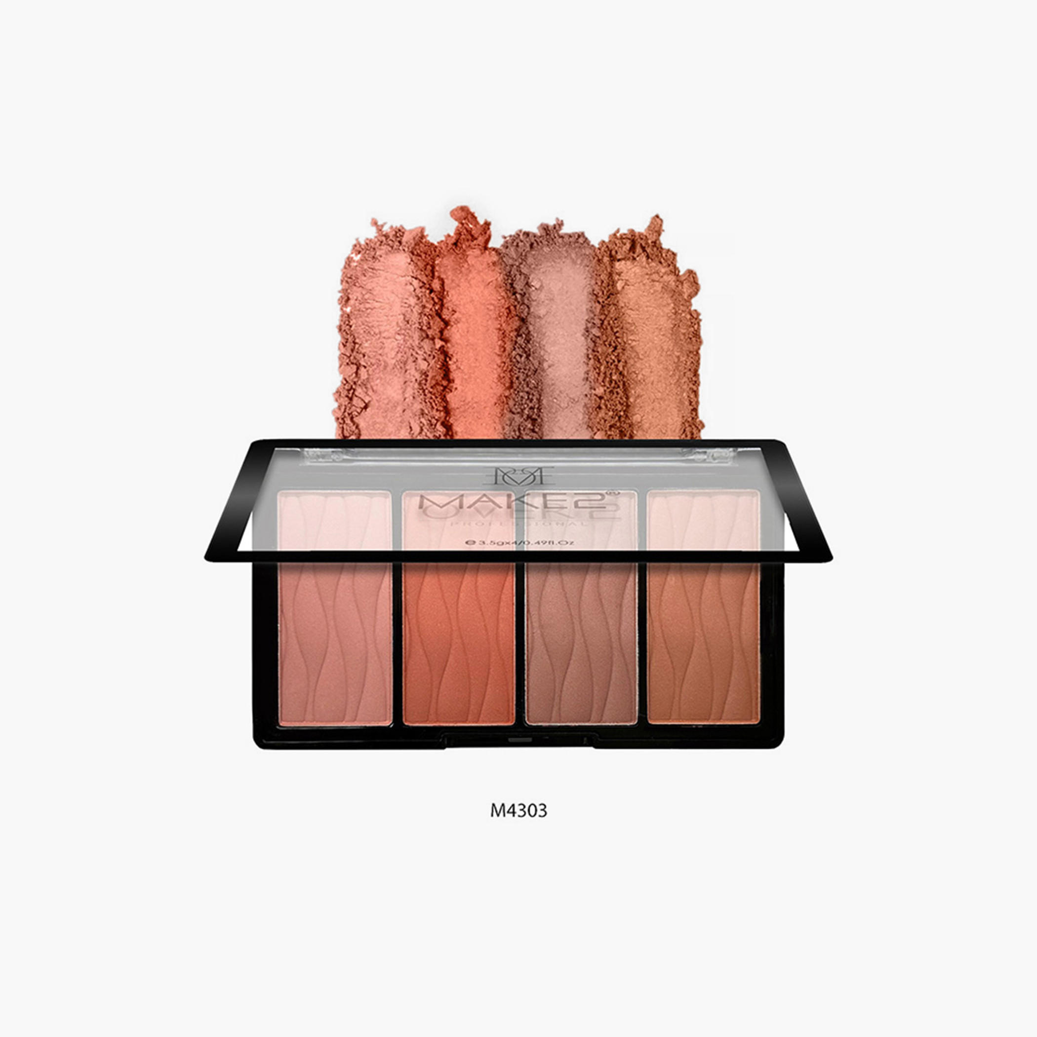 MakeOver22 Wanderlust 4-Colour Blush Palette - 14 gms-beautyandpersonalcare-makeup-face-blushes-image-1