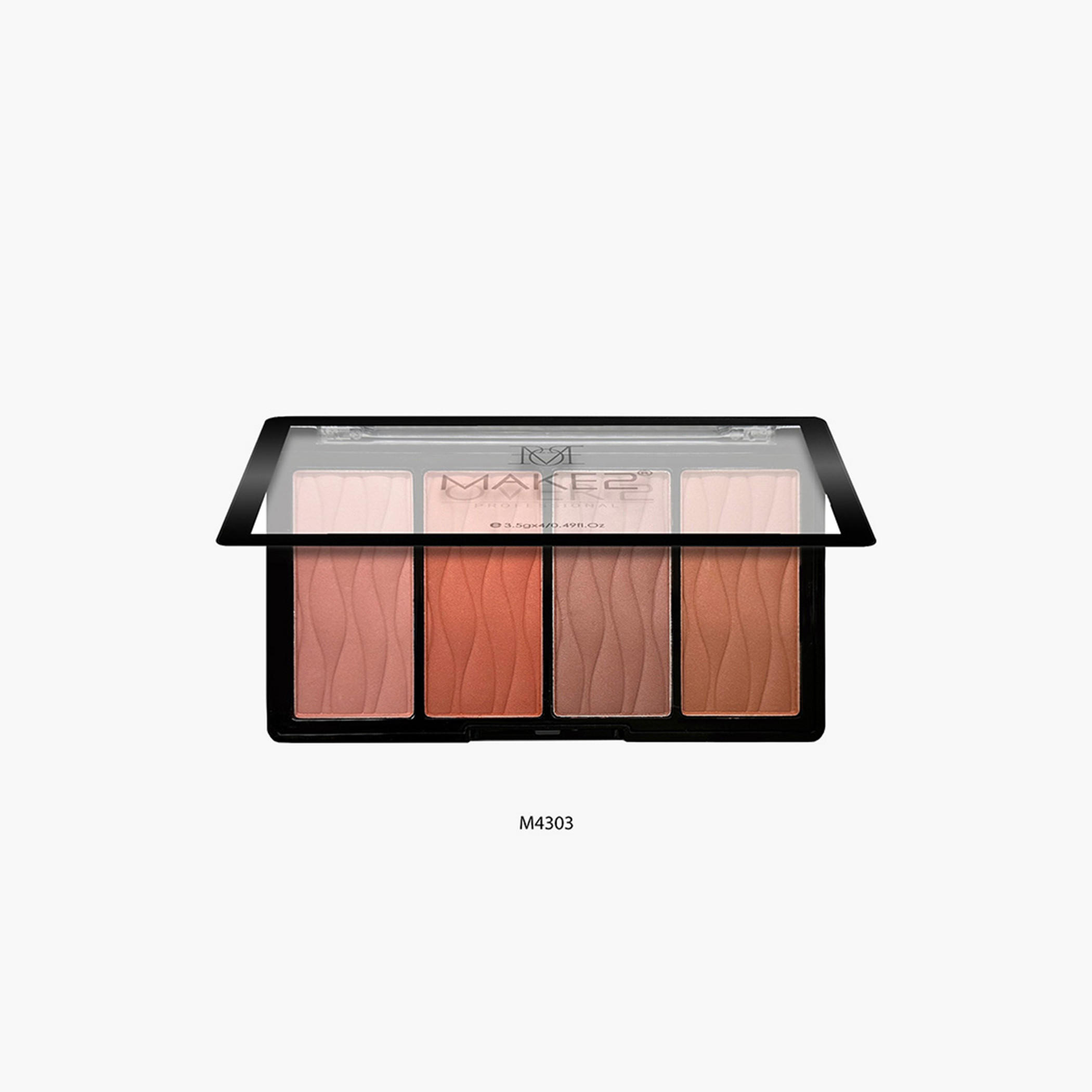MakeOver22 Wanderlust 4-Colour Blush Palette - 14 gms-beautyandpersonalcare-makeup-face-blushes-image-2