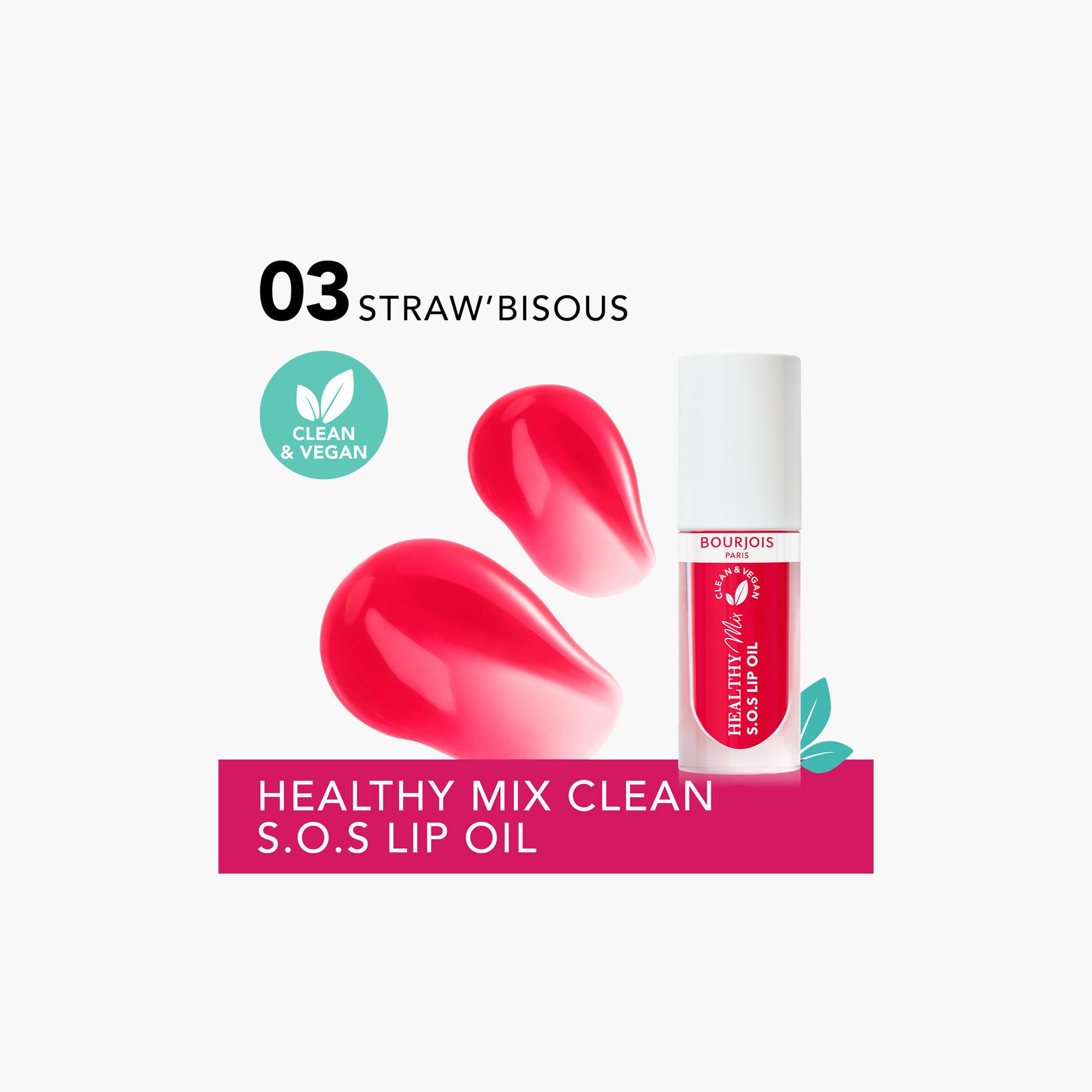 زيت الشفاه دوسور دي روز هيلثي ميكس إس أو إس من بورجوا - 5 مل-beautyandpersonalcare-makeup-lips-lipglossesandbalms-image-2