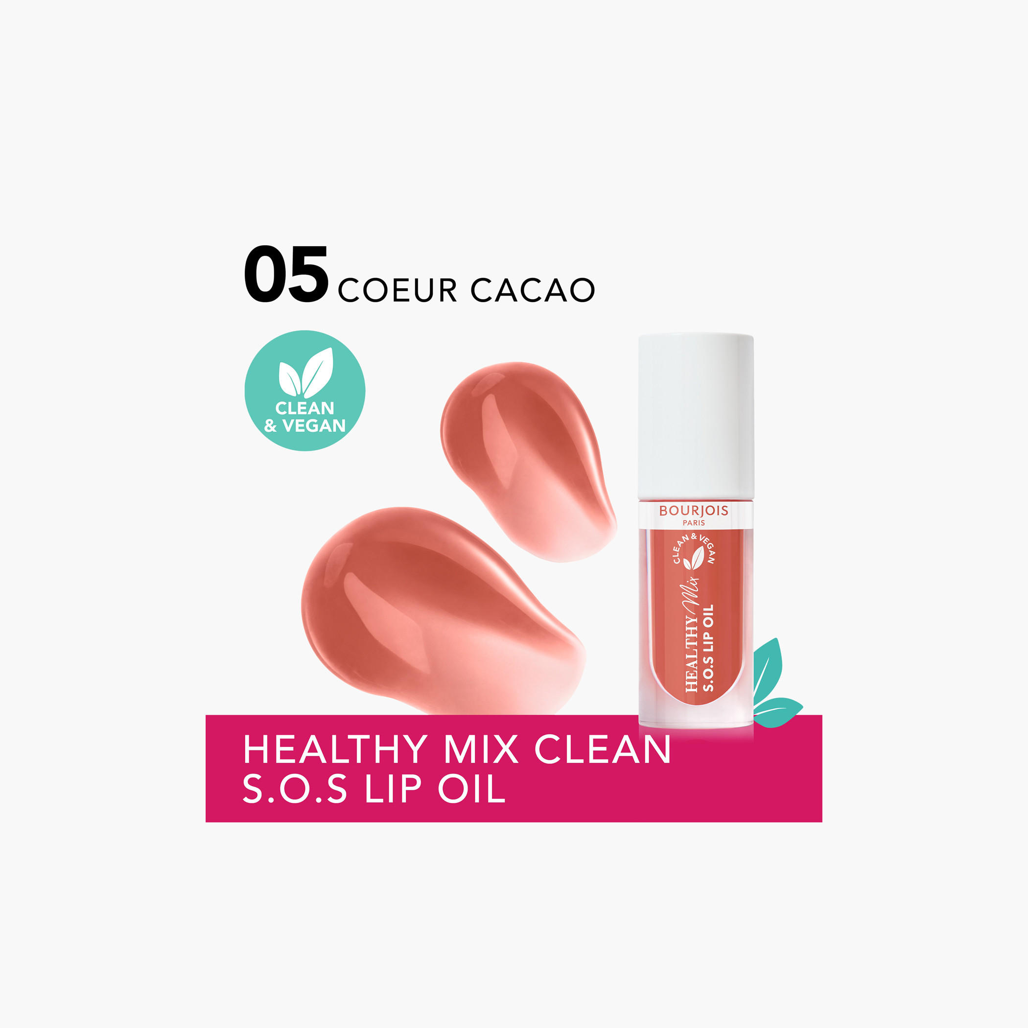زيت الشفاه دوسور دي روز هيلثي ميكس إس أو إس من بورجوا - 5 مل-beautyandpersonalcare-makeup-lips-lipglossesandbalms-image-34