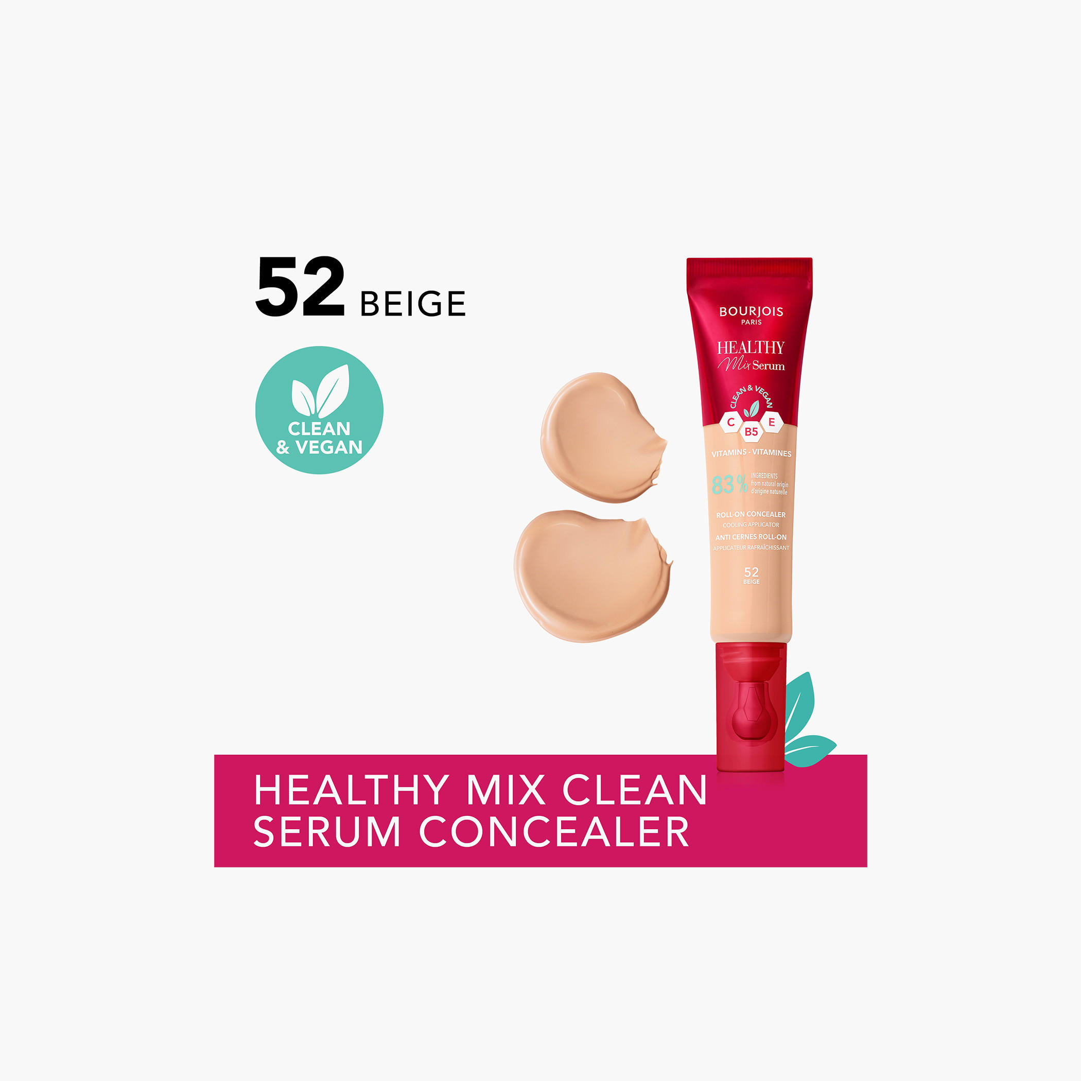 سيروم كونسيلر 2 في 1 هيلثي ميكس من بورجوا - بيج، 13 مل-beautyandpersonalcare-makeup-face-concealers-image-2