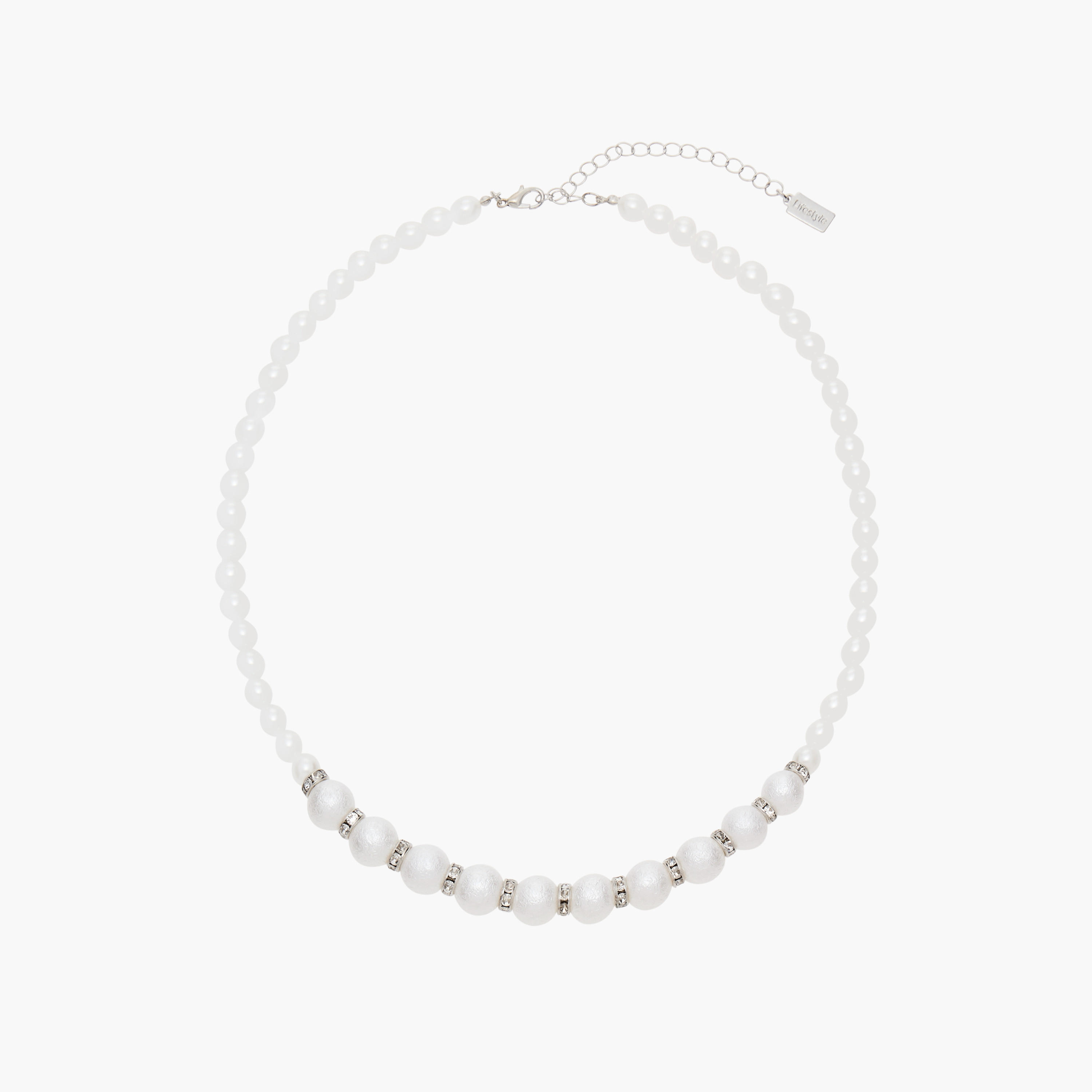 Pearl Embellished Necklace with Earrings and Bracelet-women-watchesandjewellery-jewellery-jewellerysets-image-2