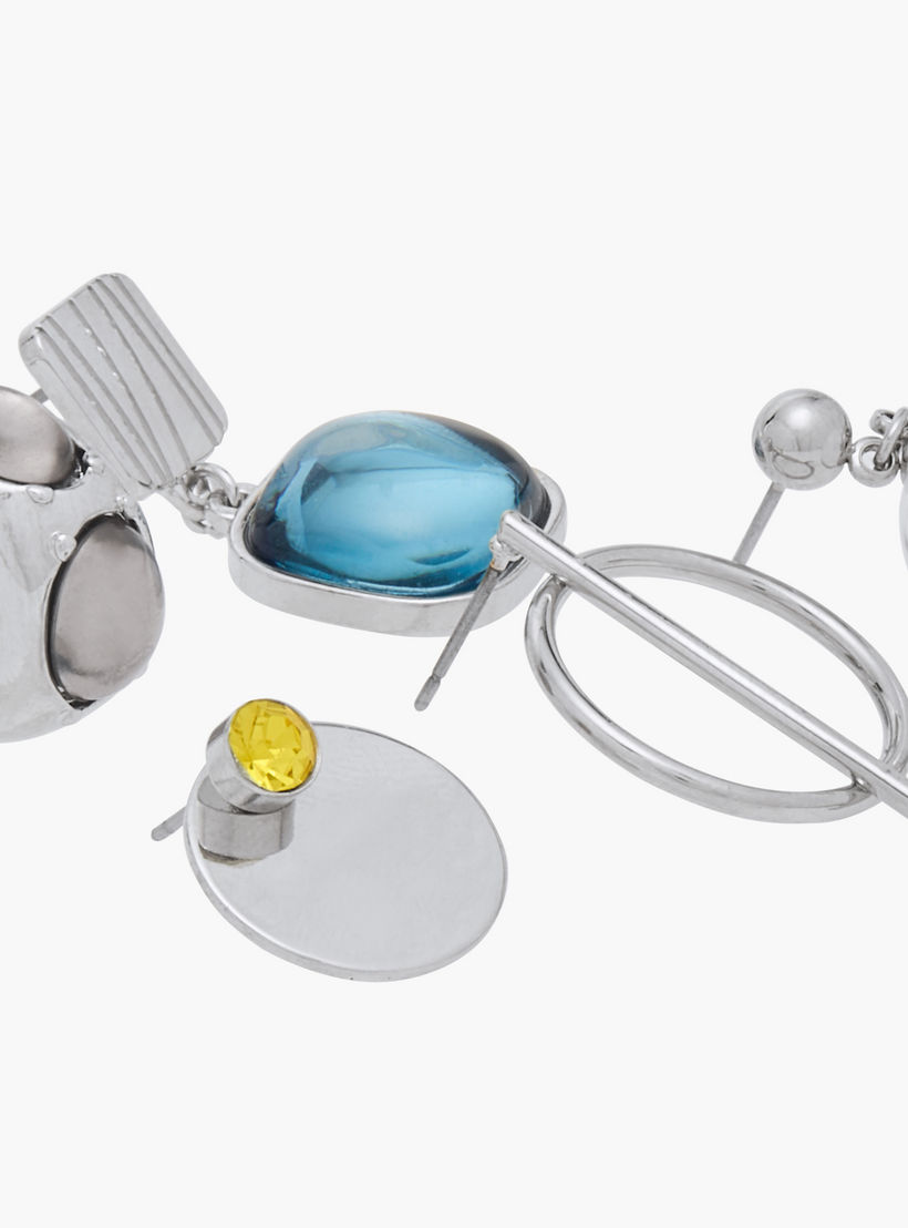 حلقان متنوعة بمكبس إغلاق خلفي - طقم من 5-women-watchesandjewellery-jewellery-earrings-image-3