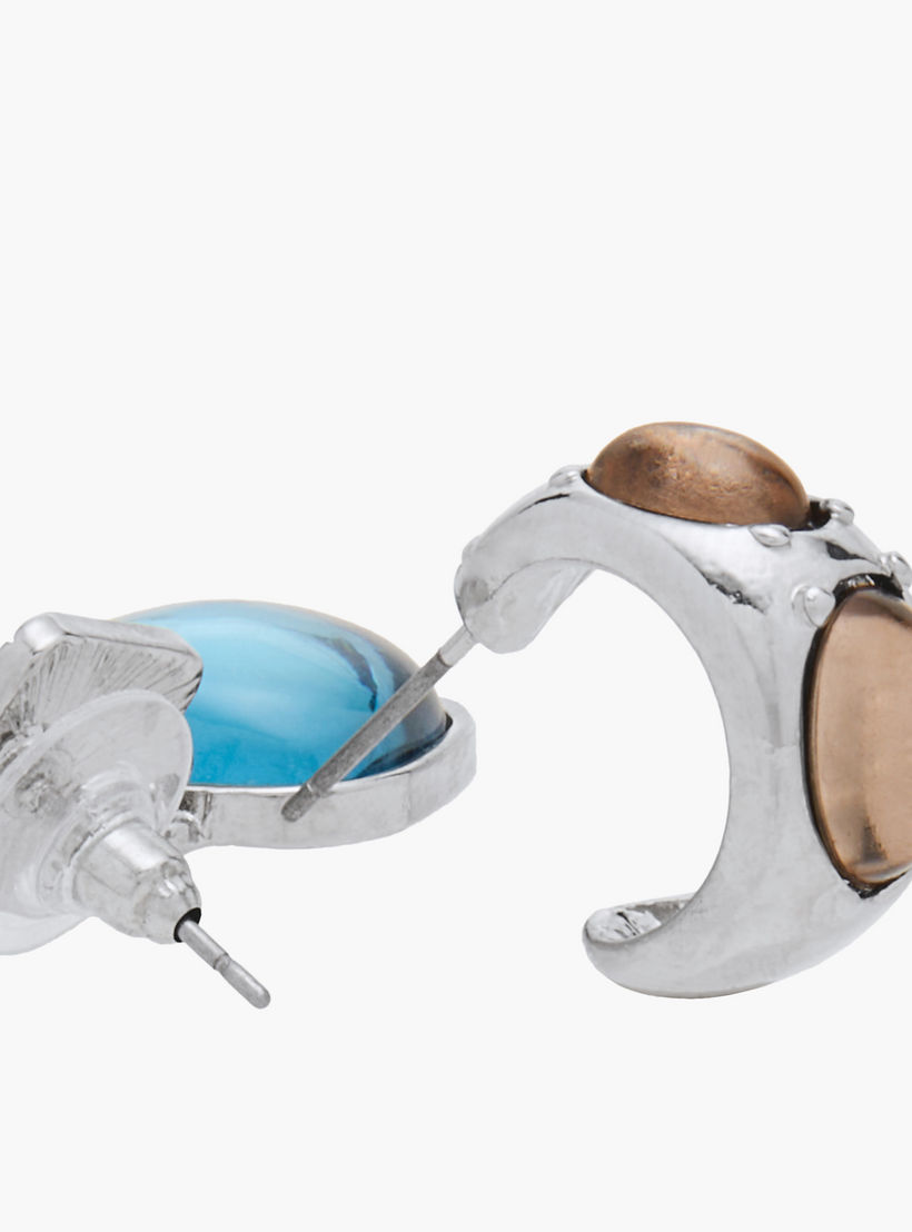 حلقان متنوعة بمكبس إغلاق خلفي - طقم من 5-women-watchesandjewellery-jewellery-earrings-image-4