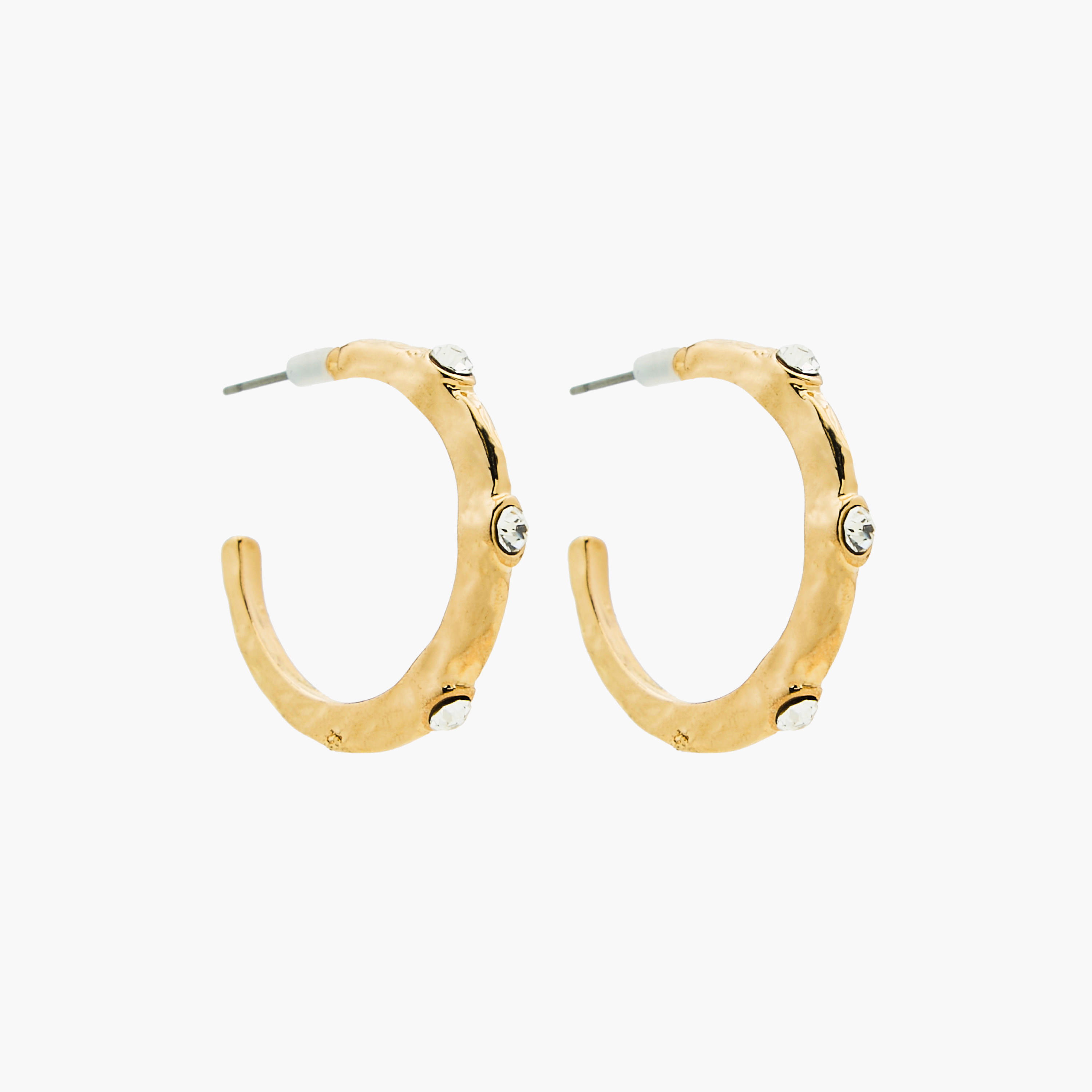 حلقان متنوعة بمكبس إغلاق خلفي - طقم من 3 أزواج-women-watchesandjewellery-jewellery-earrings-image-2