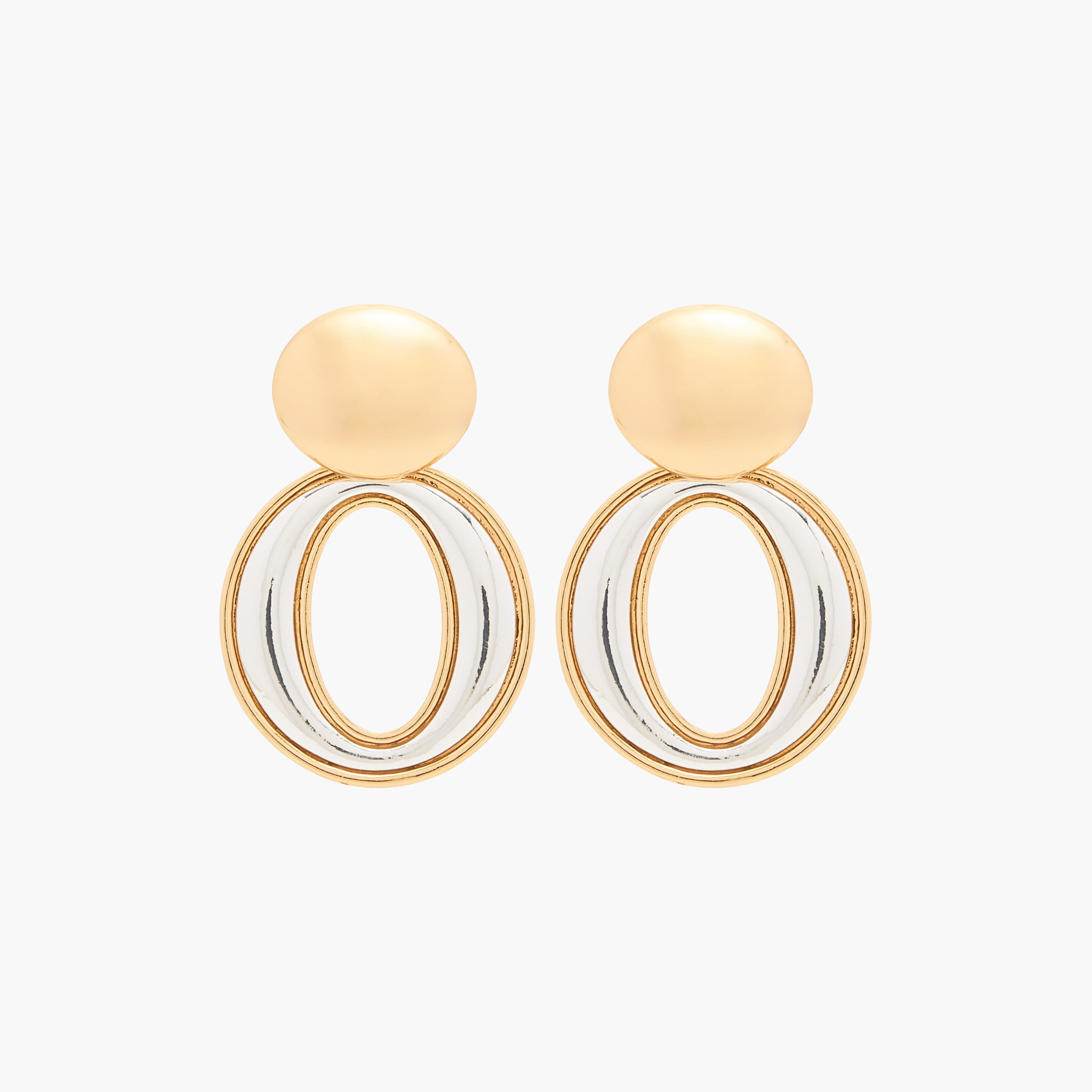 Canvas Metallic Earrings with Pushback Closure-women-watchesandjewellery-jewellery-earrings-image-1