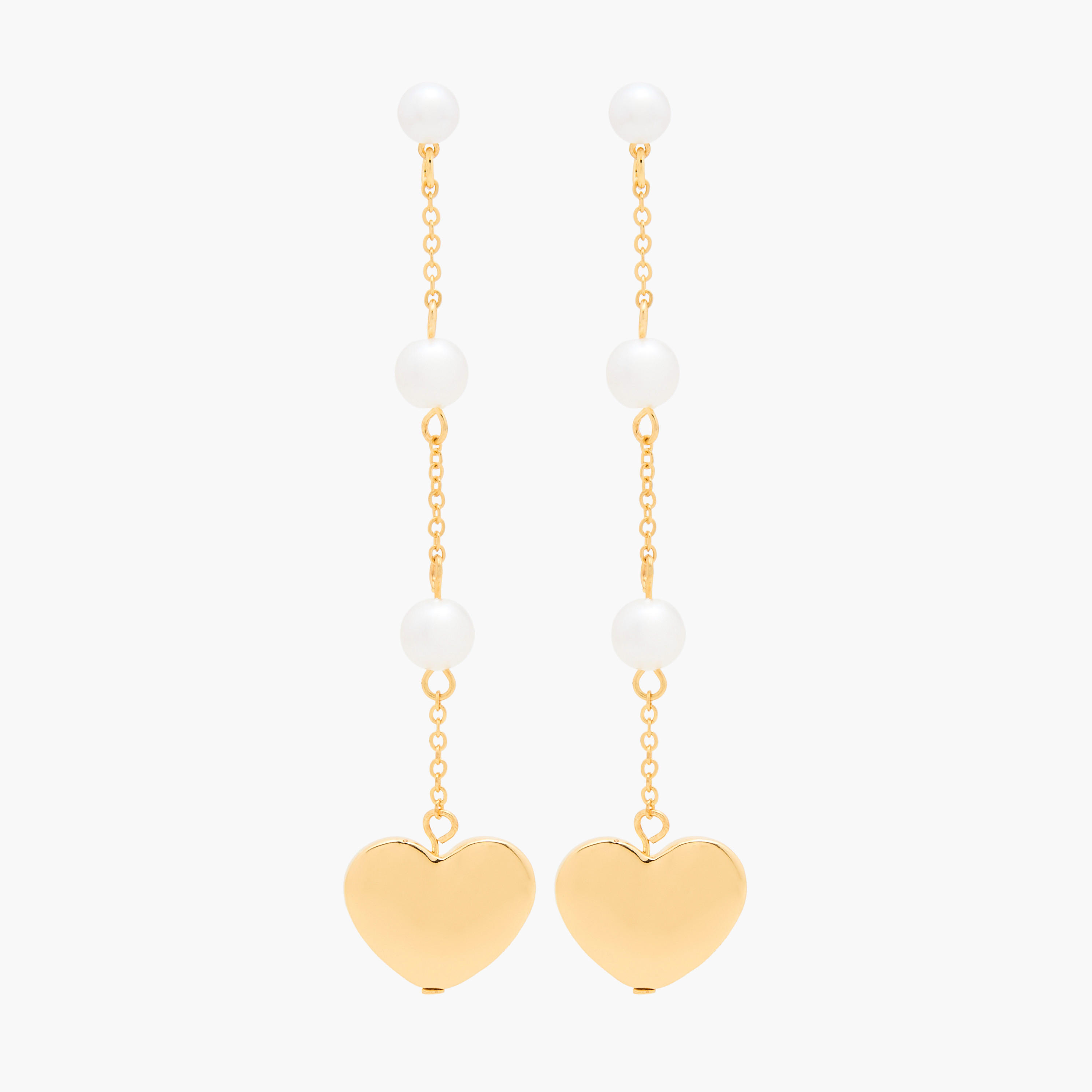 Canvas Pearl Embellished Dangle Earrings with Pushback Closure-women-watchesandjewellery-jewellery-earrings-image-1