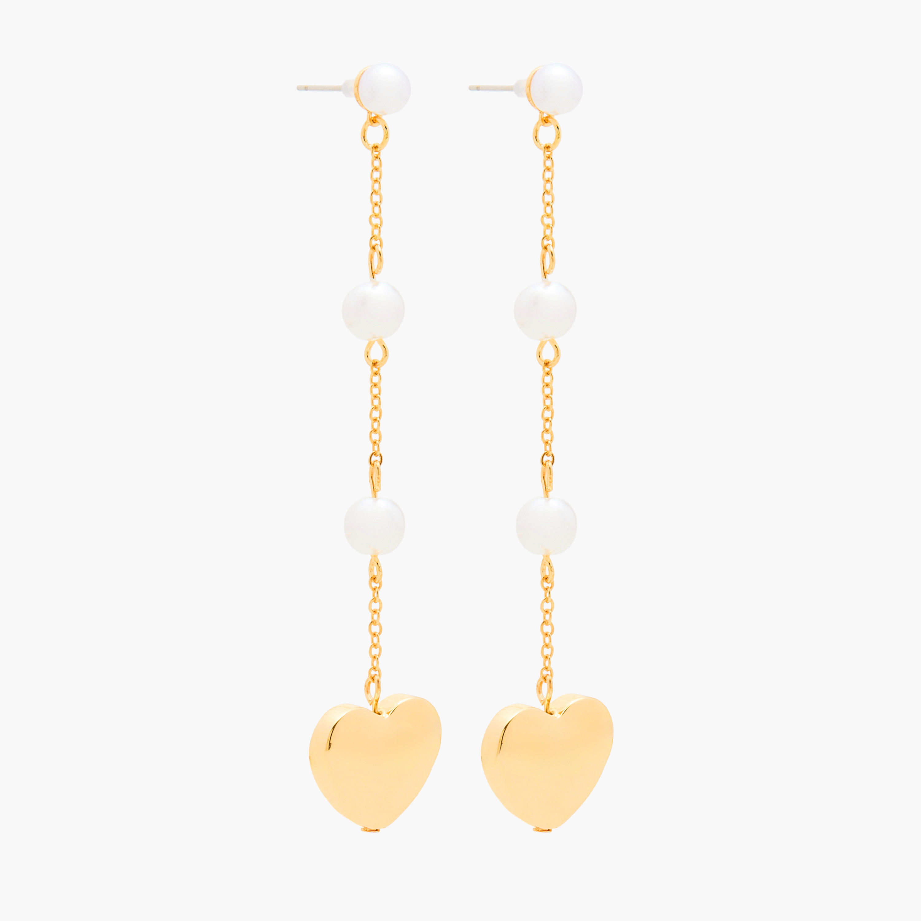 Canvas Pearl Embellished Dangle Earrings with Pushback Closure-women-watchesandjewellery-jewellery-earrings-image-2