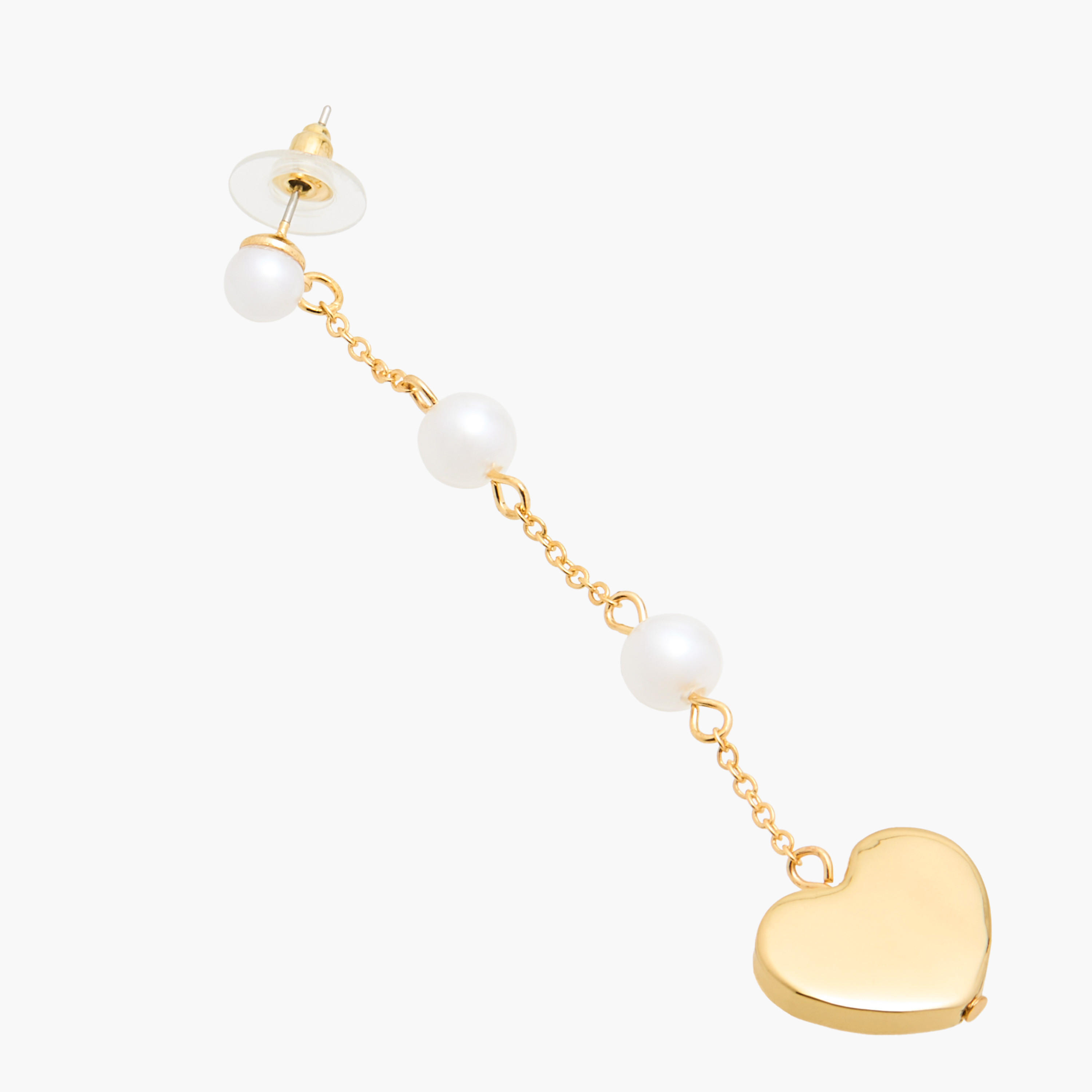 Canvas Pearl Embellished Dangle Earrings with Pushback Closure-women-watchesandjewellery-jewellery-earrings-image-4