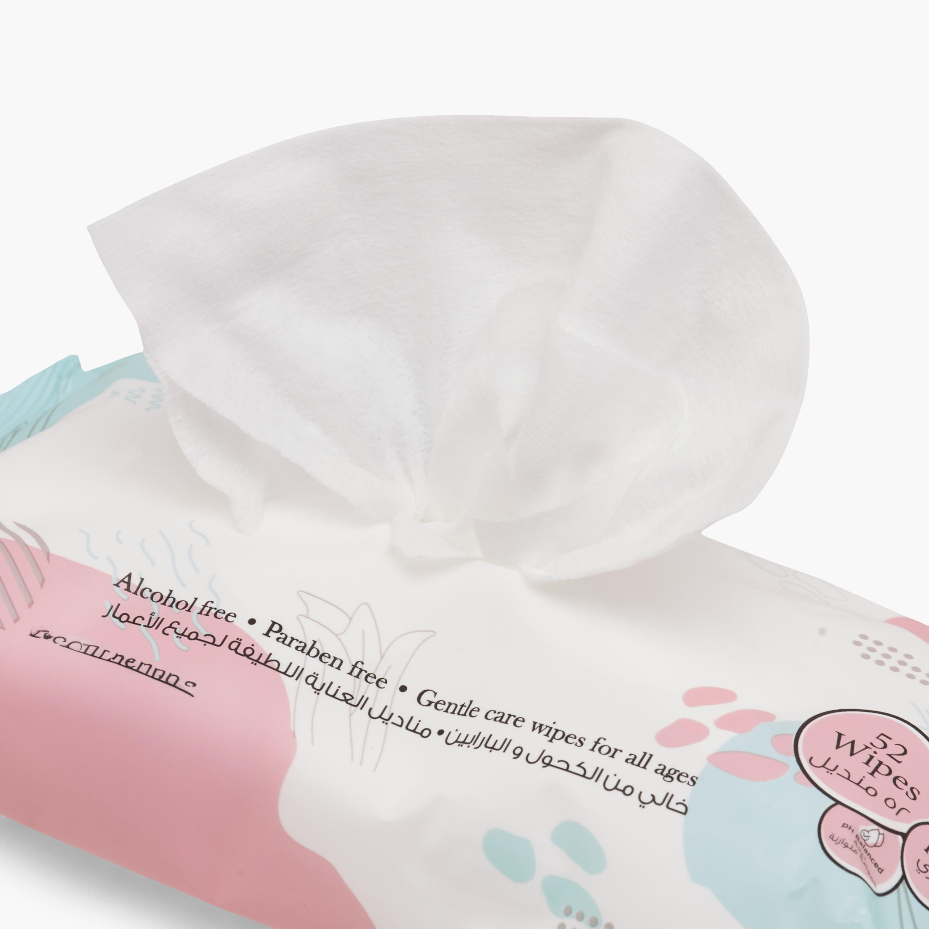مناديل مبللة برائحة الزهور بيبي آند مي من بيوتيستا - 52 منديل-beautyandpersonalcare-skin-cleansers-facewashandcleansers-image-3