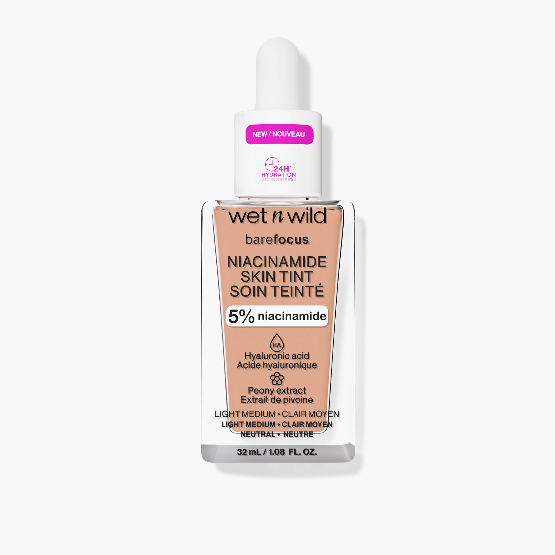 كريم أساس بير فوكس نياسيناميد من ويت آن وايلد - 32 مل-beautyandpersonalcare-makeup-face-foundations-image-1