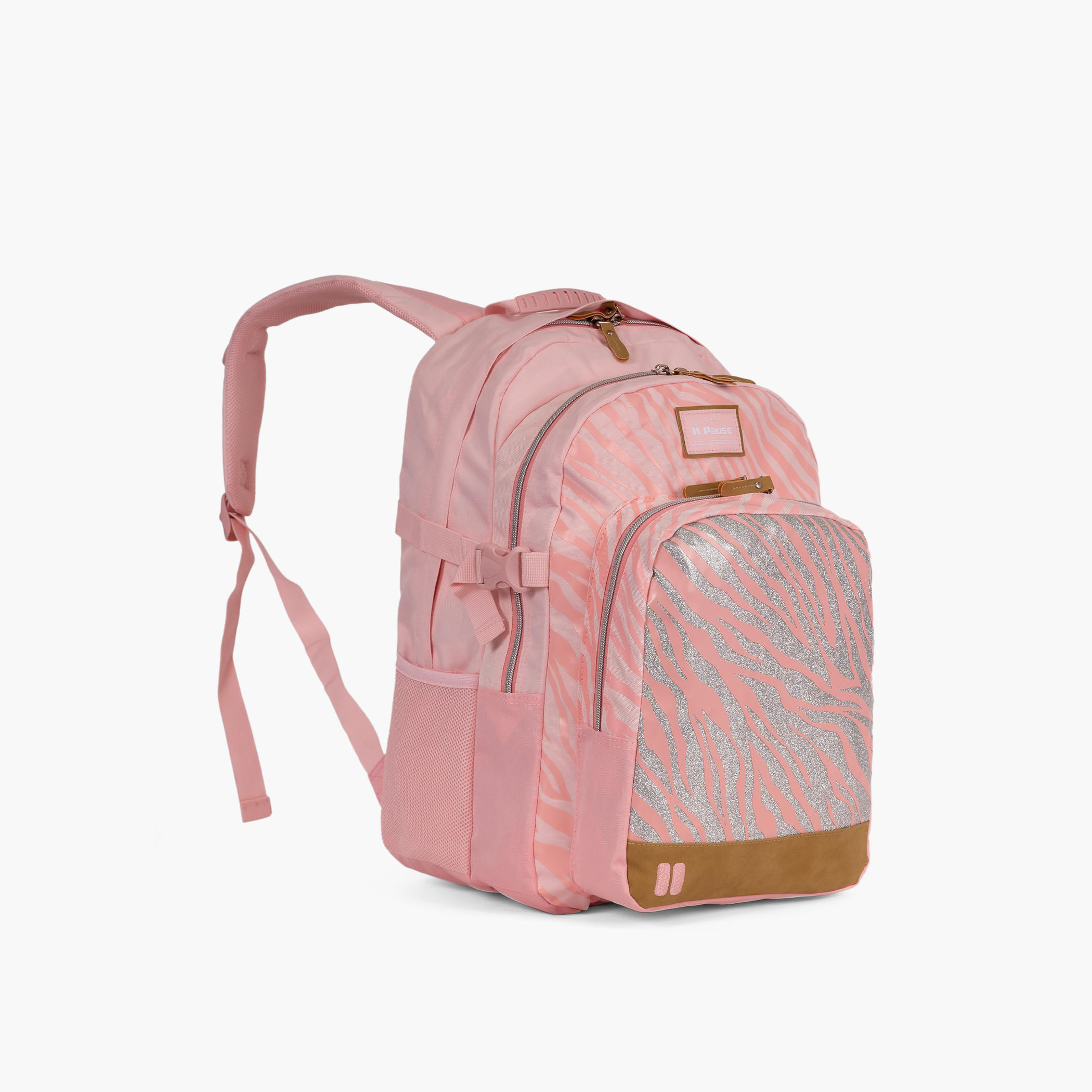 PAUSE Printed 18-inch Backpack with Adjustable Straps and Zip Closure - 27x13x44 cms-school-bagsandbackpacks-backpacks-image-2