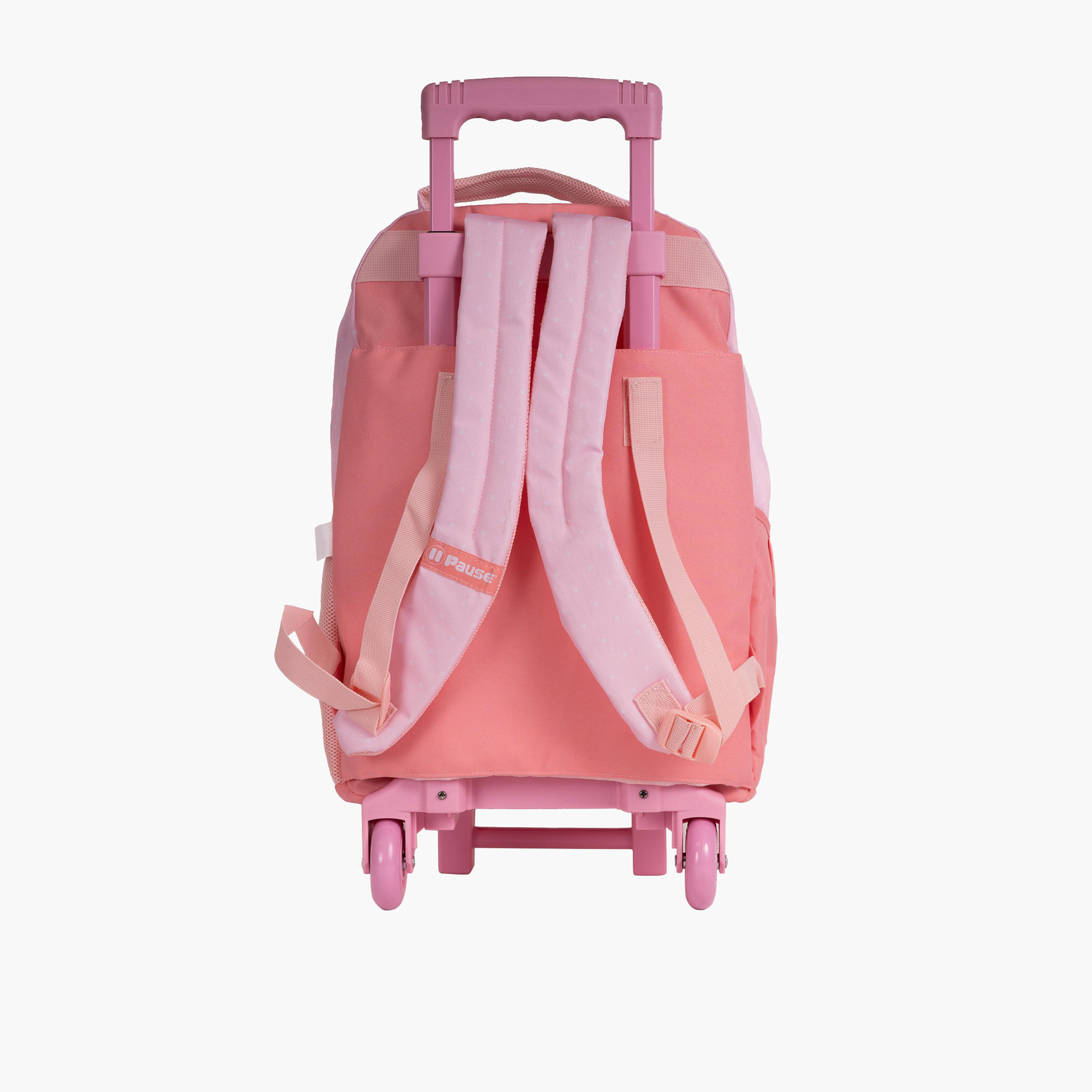 PAUSE Floral Print 18-inch Trolley Backpack with Retractable Handle and Zip Closure - 28x13x45 cms-cpkids-backtoschool-schoolbagsandbackpacks-trolleybags-image-3