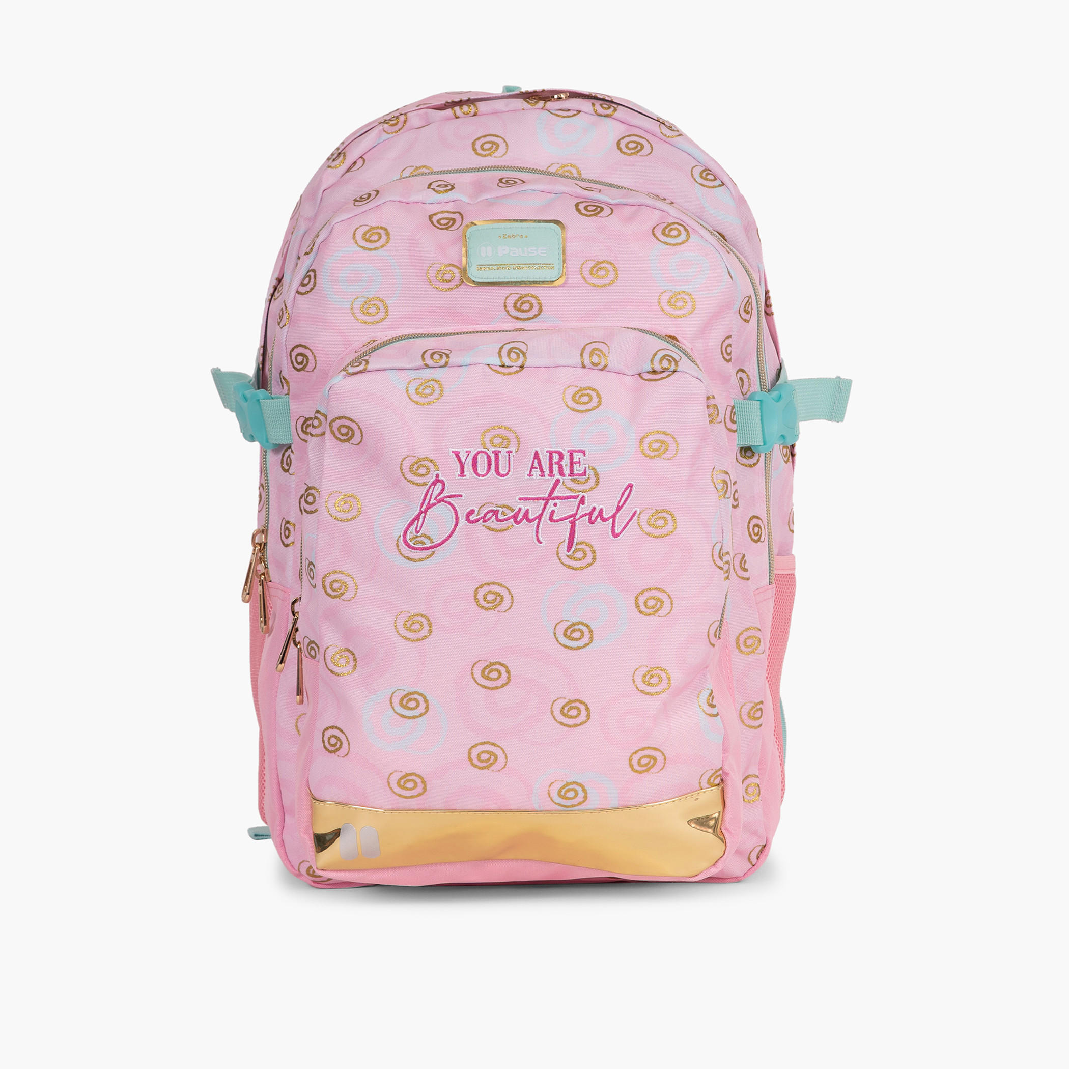 PAUSE 18-inch Logo Detail Backpack with Adjustable Straps and Zip Closure - 27x13x44 cms-school-bagsandbackpacks-backpacks-image-1
