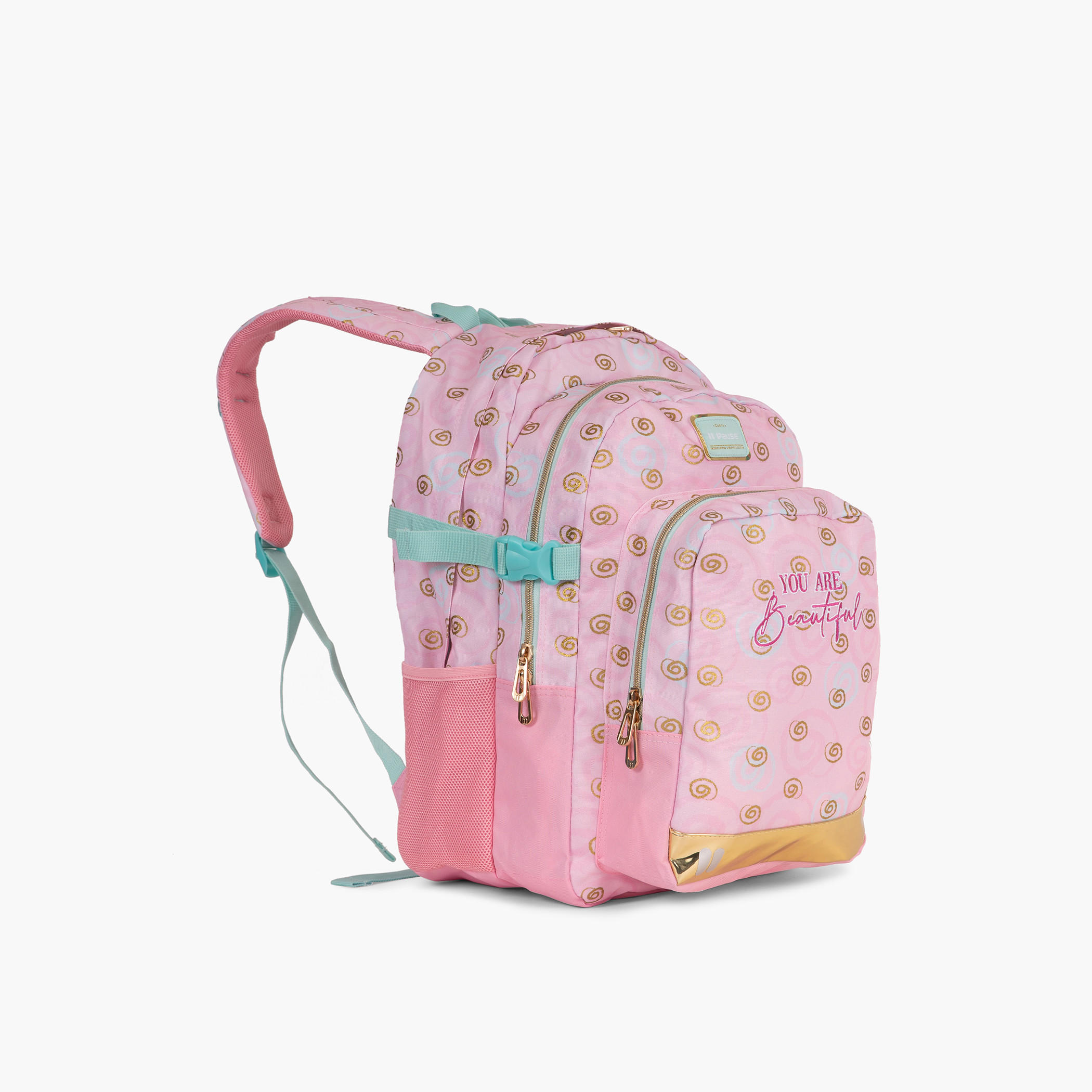 PAUSE 18-inch Logo Detail Backpack with Adjustable Straps and Zip Closure - 27x13x44 cms-school-bagsandbackpacks-backpacks-image-2
