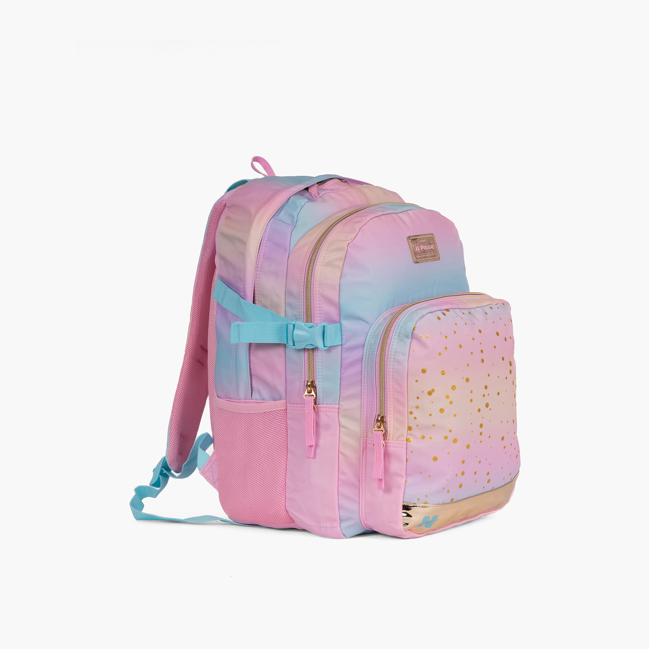 شنطة ظهر 18 بوصة بحمالات قابلة للتعديل وسحاب إغلاق ولون متدرج من بوز - 27x13x44 سم-cpmen-fashionaccessories-bagsandwallets-backpacks-image-2