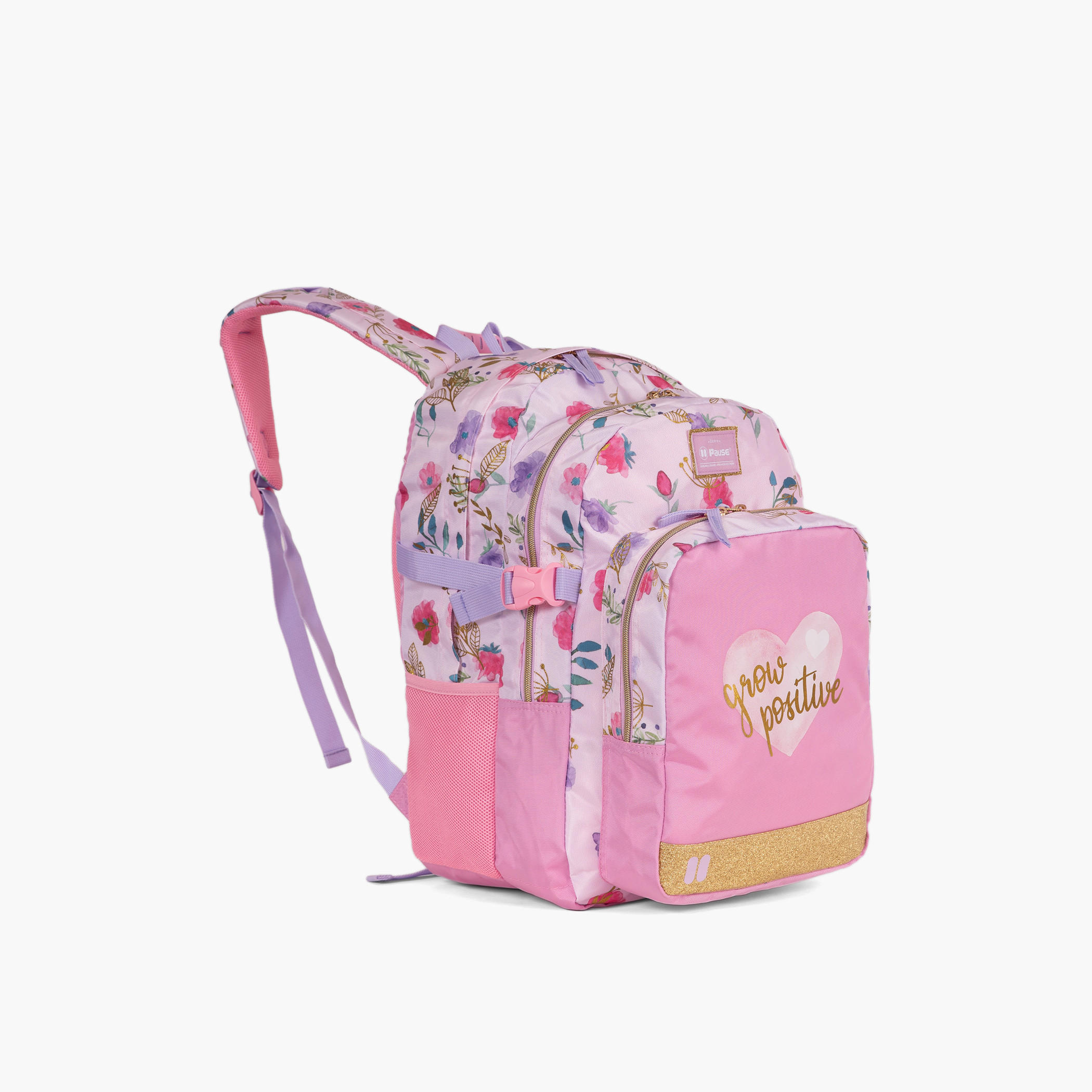 PAUSE 18-inch Floral Print Backpack with Adjustable Straps and Zip Closure - 27x13x44 cms-cpmen-fashionaccessories-bagsandwallets-backpacks-image-2