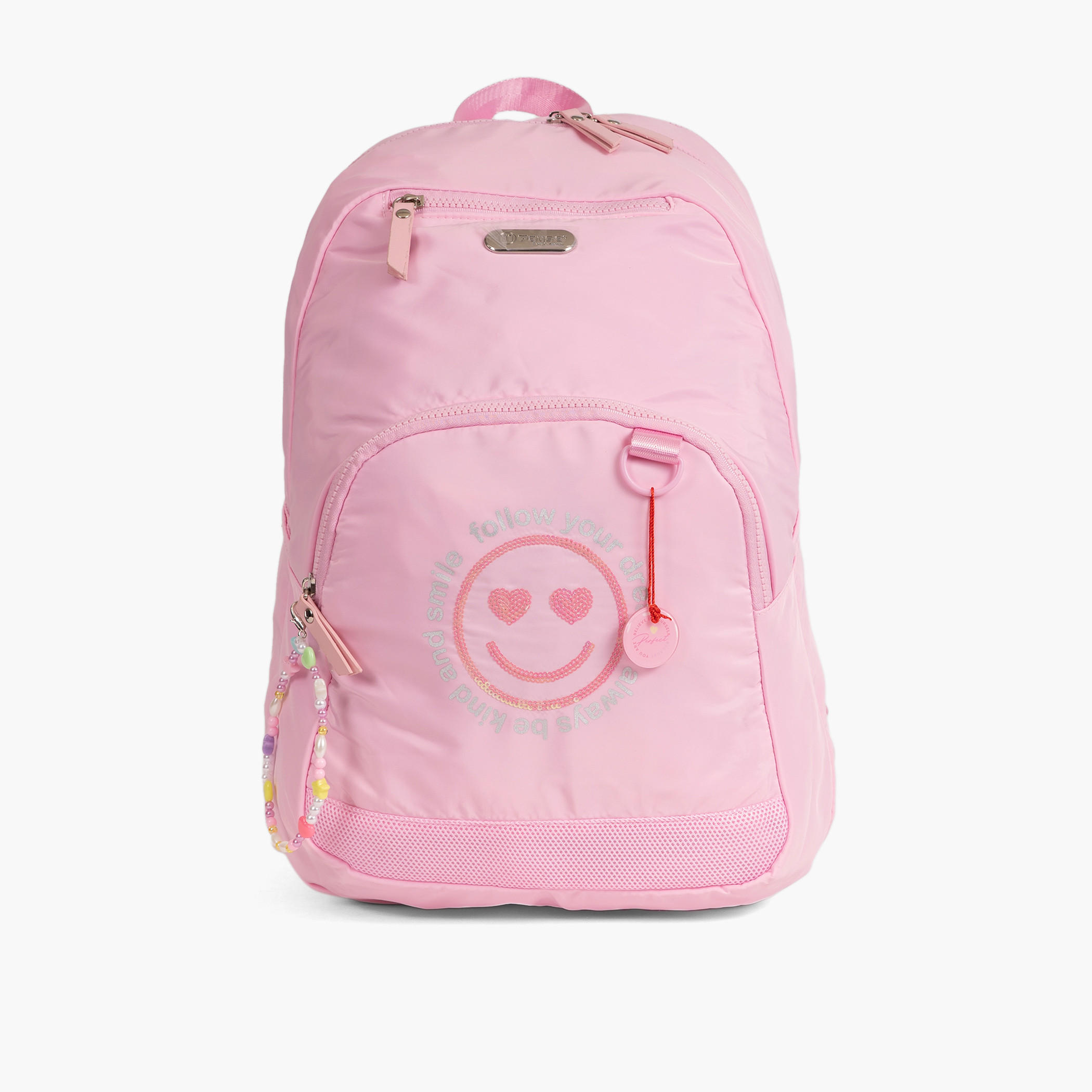 PAUSE 18-inch Smiley Print Backpack with Adjustable Straps and Zip Closure - 28x13x45 cms-cpmen-fashionaccessories-bagsandwallets-backpacks-image-3