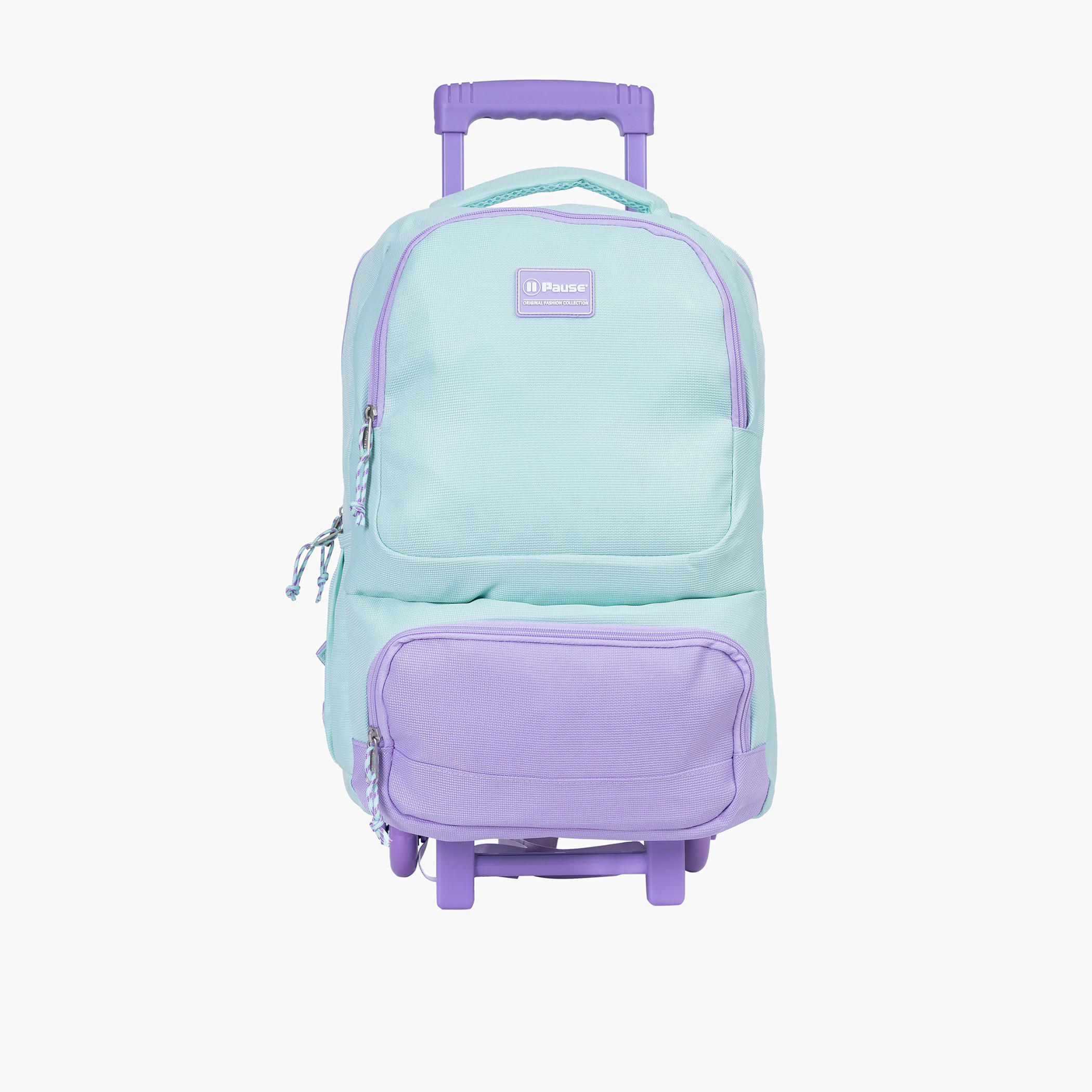 شنطة ترولي لينة 18 بوصة بمقبض قابل للسحب ونمط القوالب الملونة من بوز-school-bagsandbackpacks-trolleybags-image-1