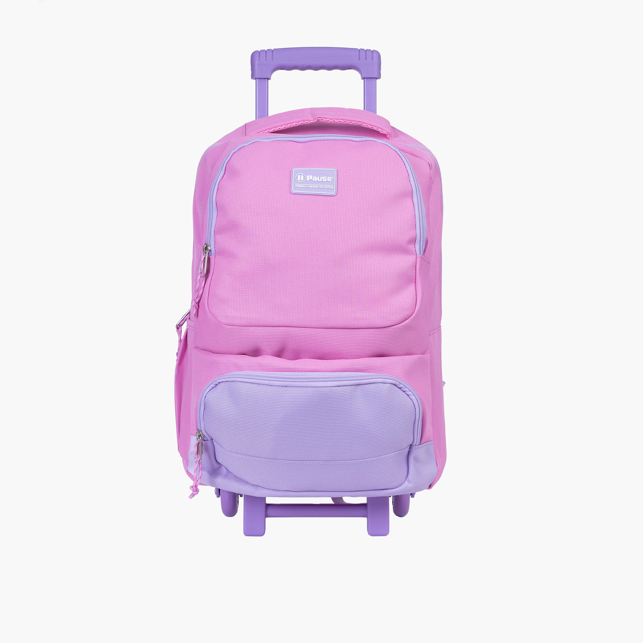 =PAUSE Colourblock 18 inch Softcase Trolley Bag with Retractable Handle-school-bagsandbackpacks-trolleybags-image-1